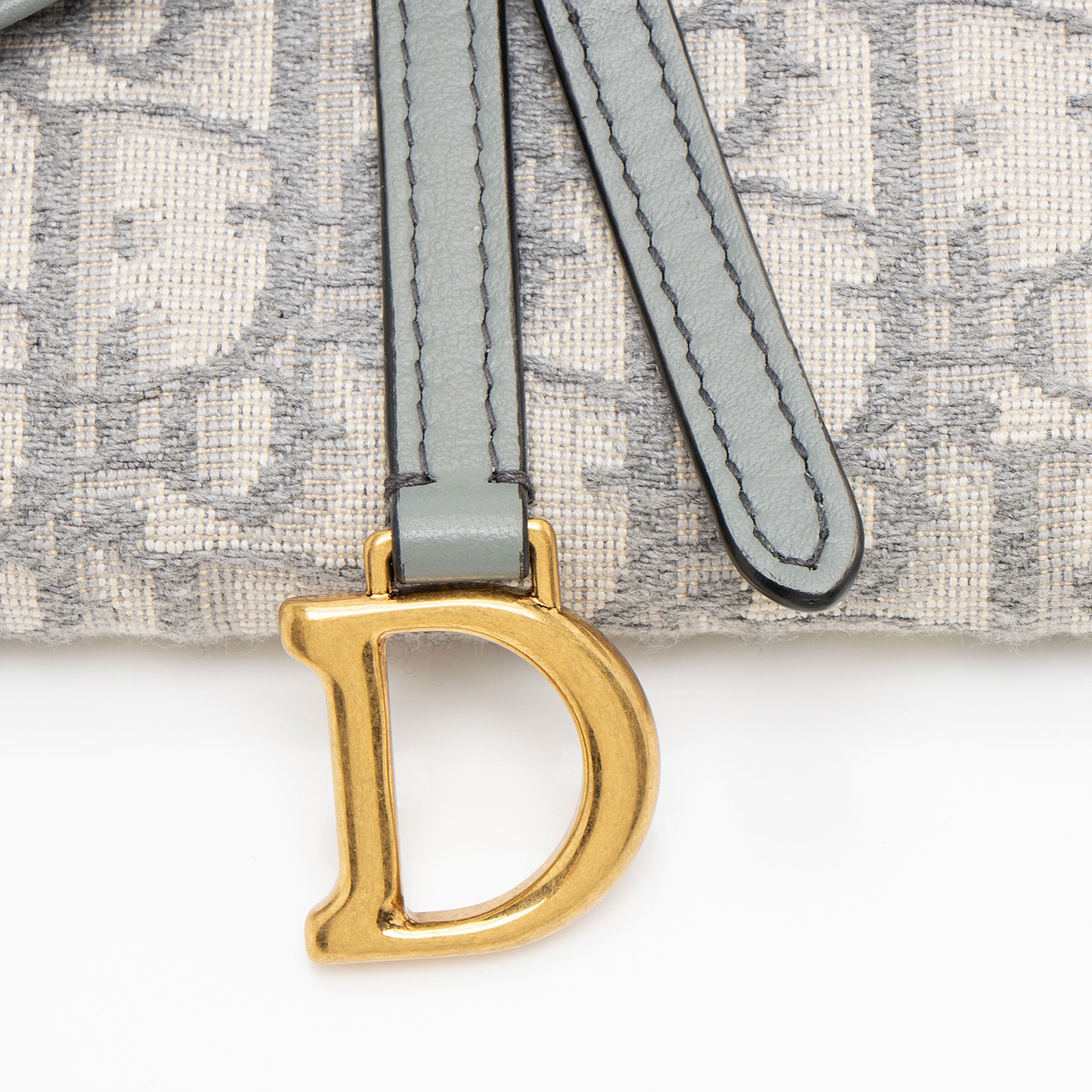 Dior Oblique Small Saddle Pouch with Chain
