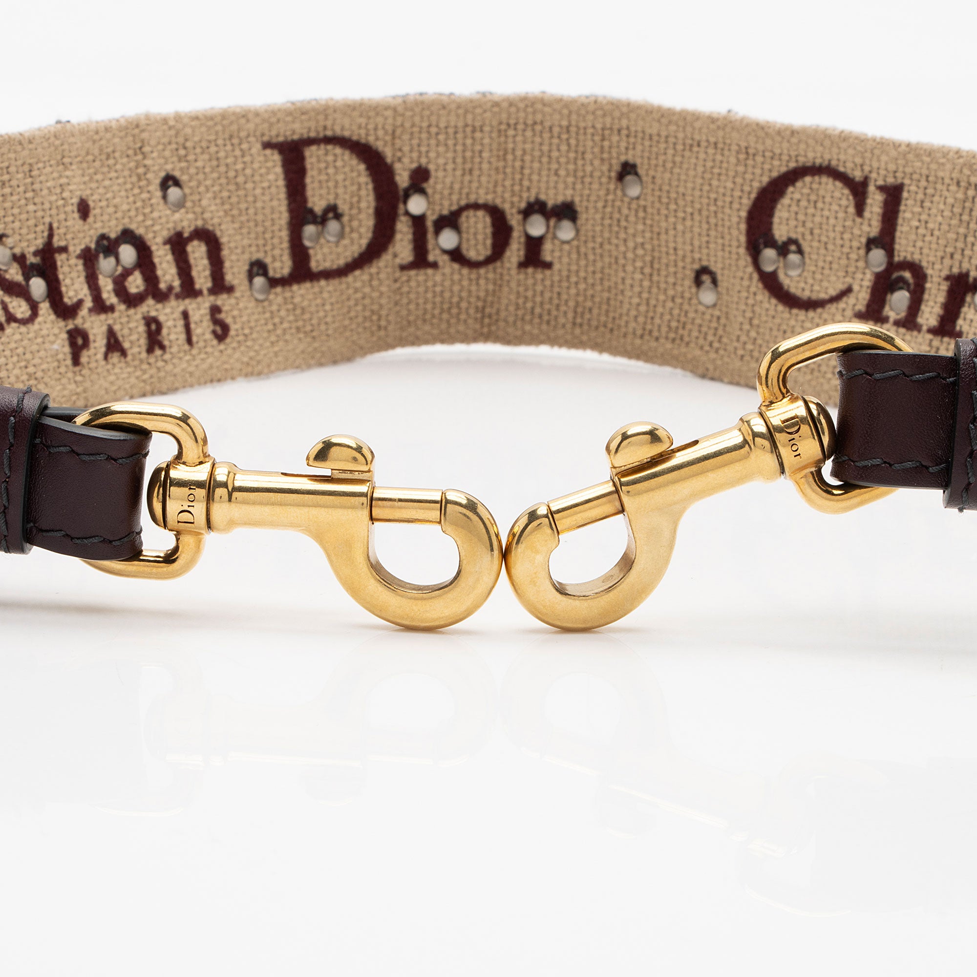 Dior Oblique Studded Shoulder Strap