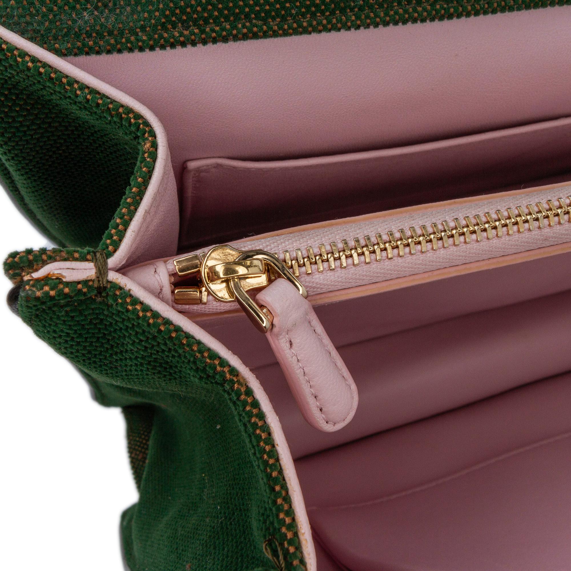 Dior Oblique Velvet Diorama Satchel