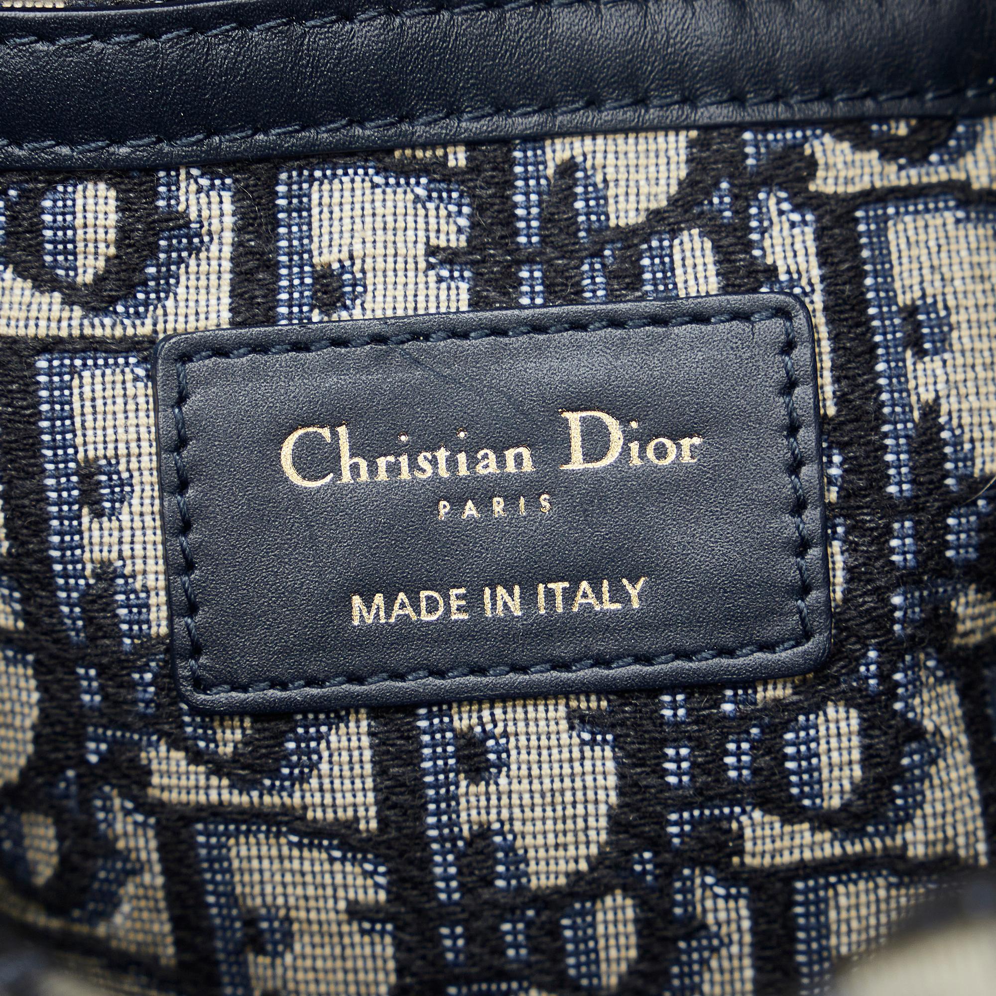 Dior Oblique Wicker Bucket Bag