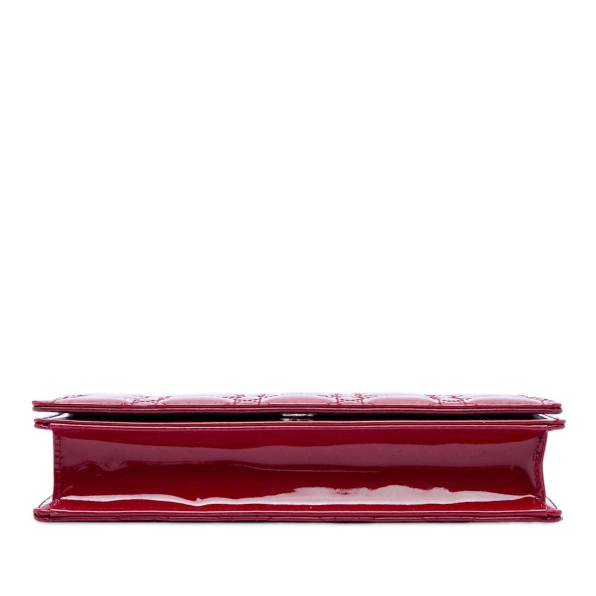 Dior Patent Cannage Lady Dior Chain Convertible Clutch