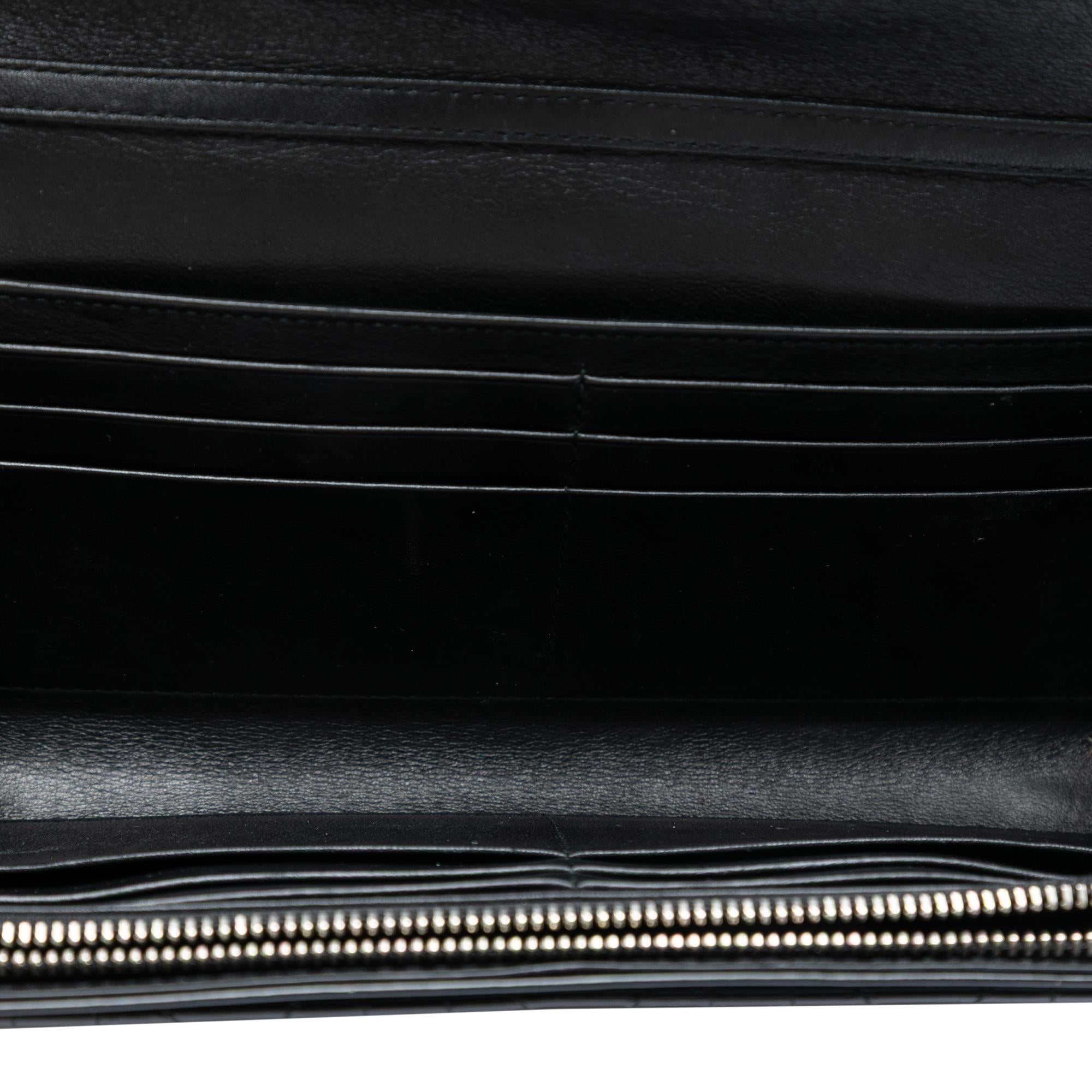 Dior Patent Cannage Lady Dior Wallet On Chain