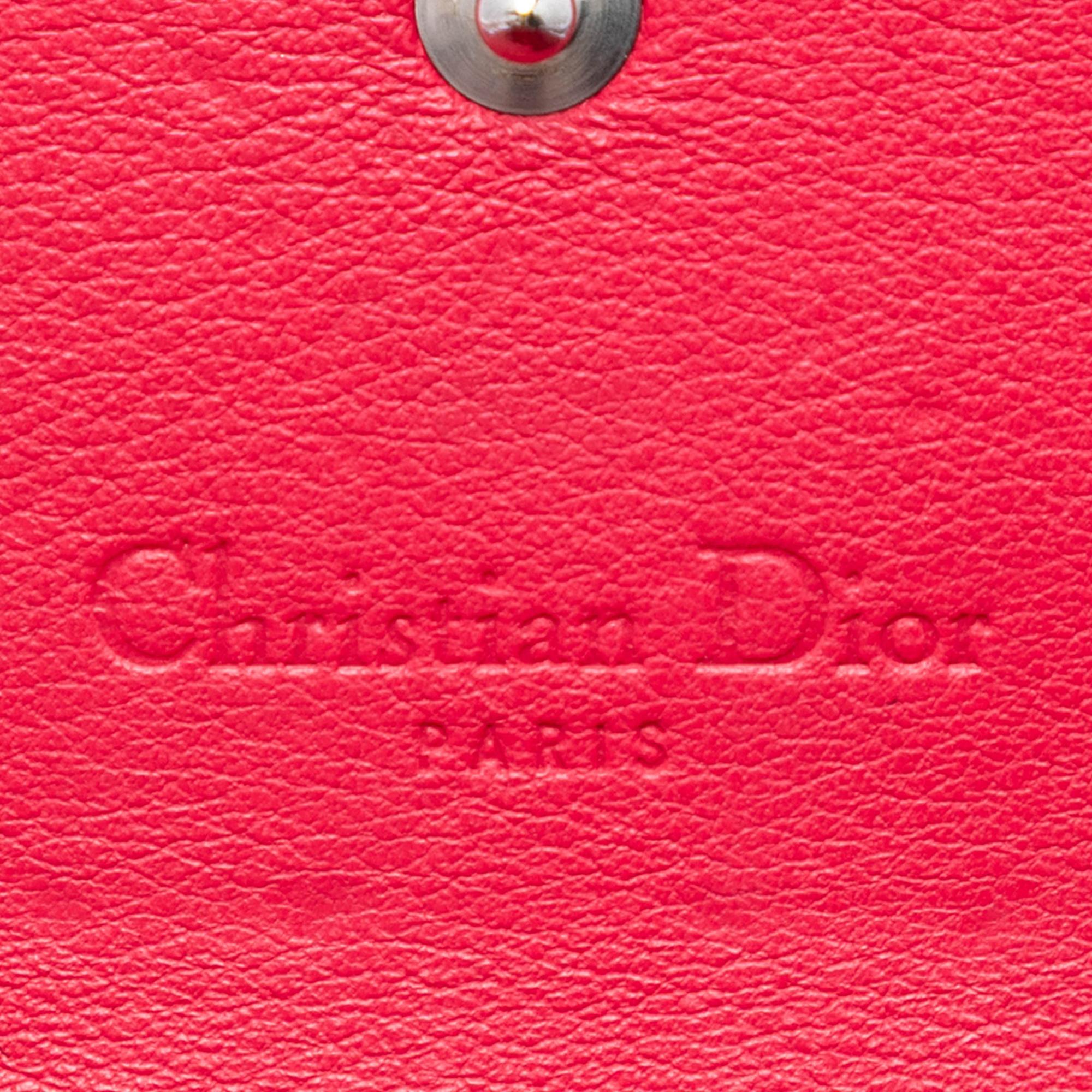 Dior Patent Cannage Lady Dior Wallet On Chain
