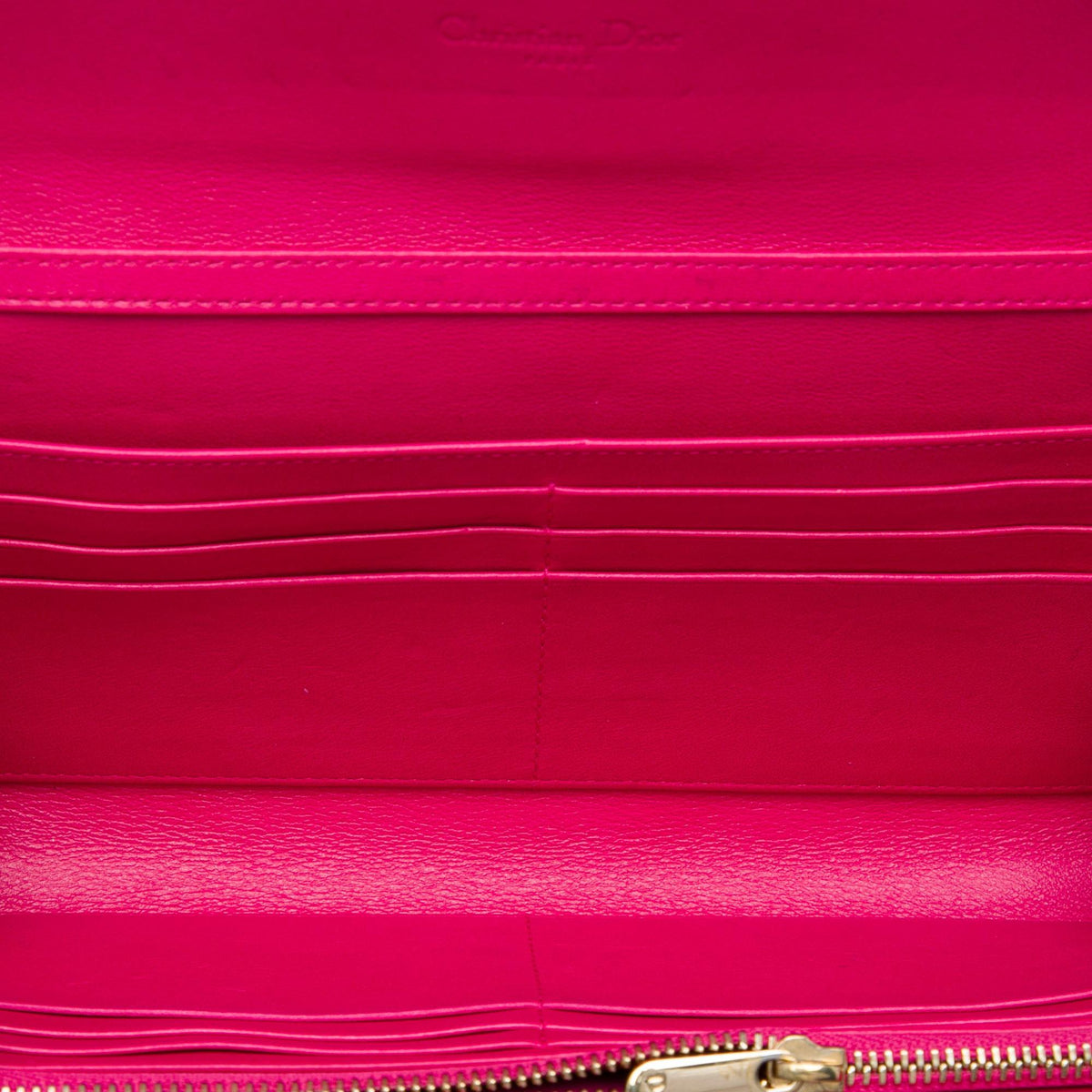 Dior Patent Cannage Lady Dior Wallet On Chain