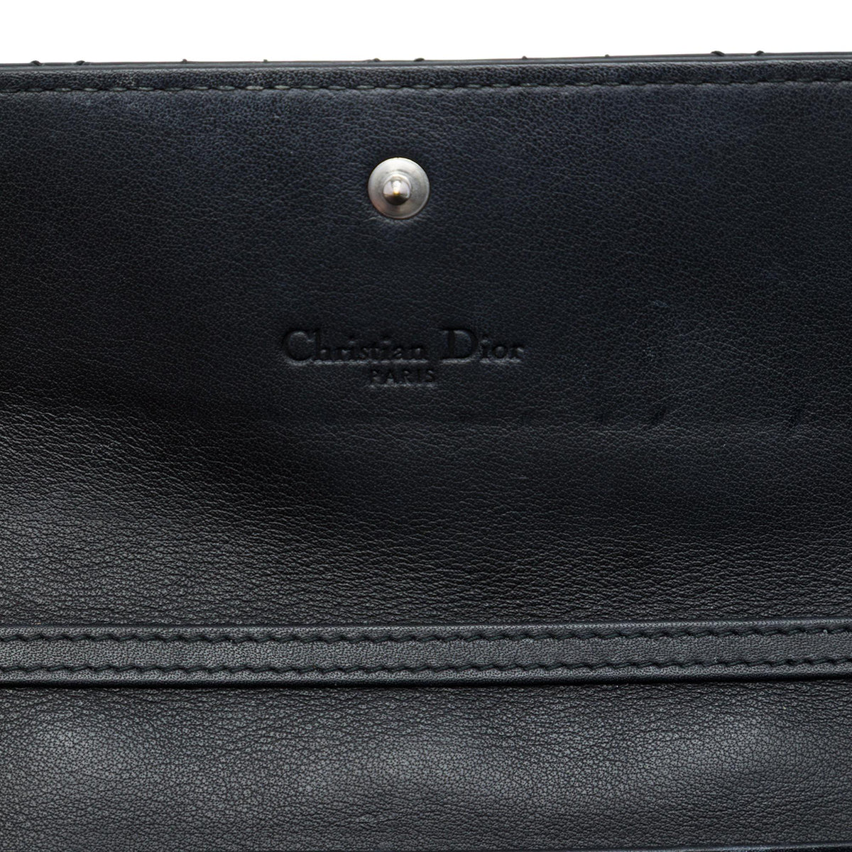 Dior Patent Cannage Lady Dior Wallet On Chain