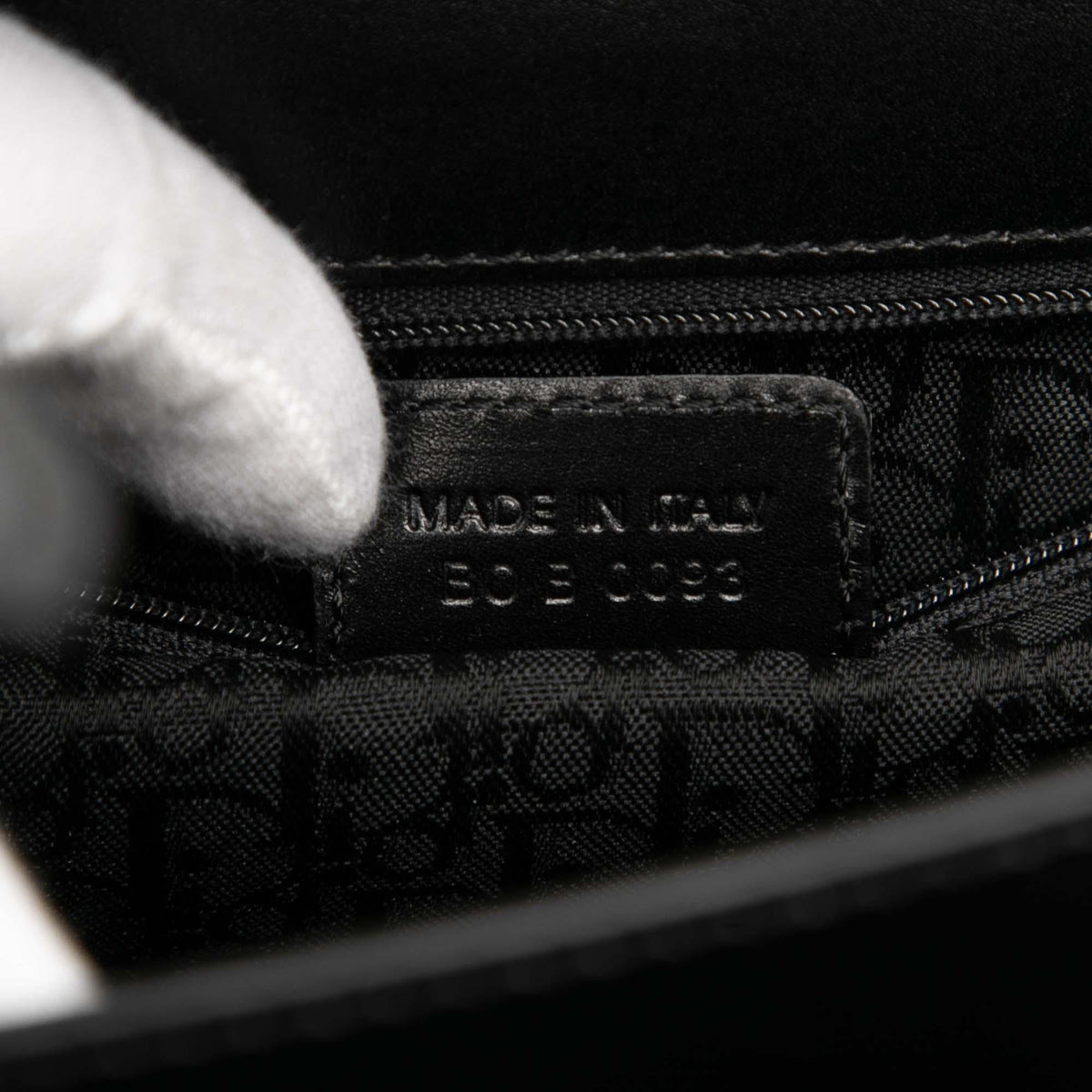 Dior Patent Flap Saddle Bag