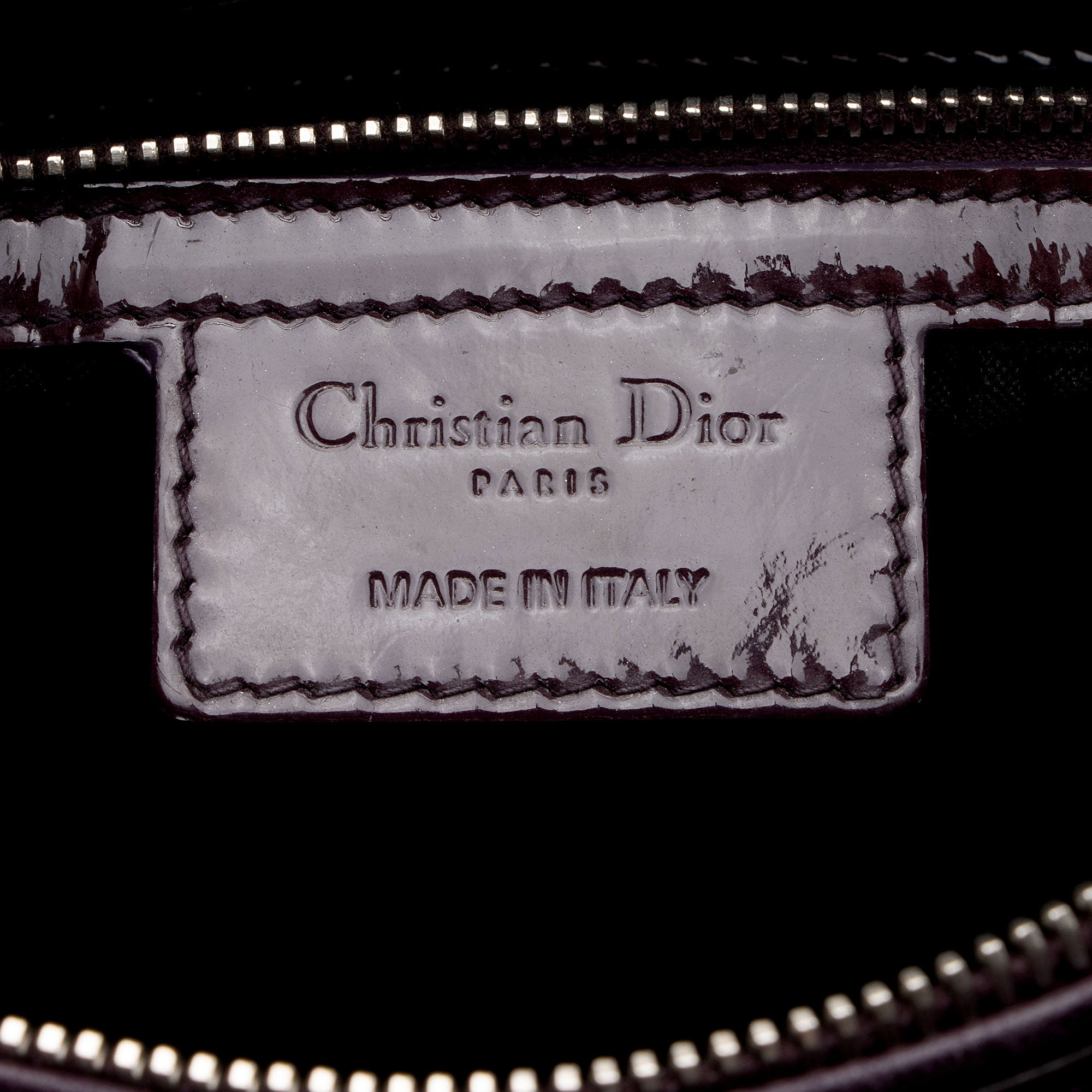 Dior Patent Leather Lady Dior Large Tote (SHF-5trAE8)