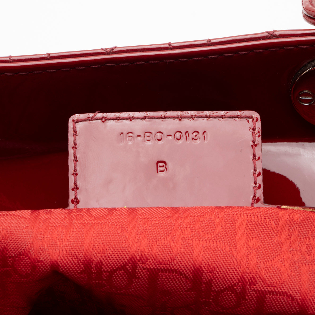 Dior Patent Leather Lady Dior Large Tote (SHF-91E8TQ)