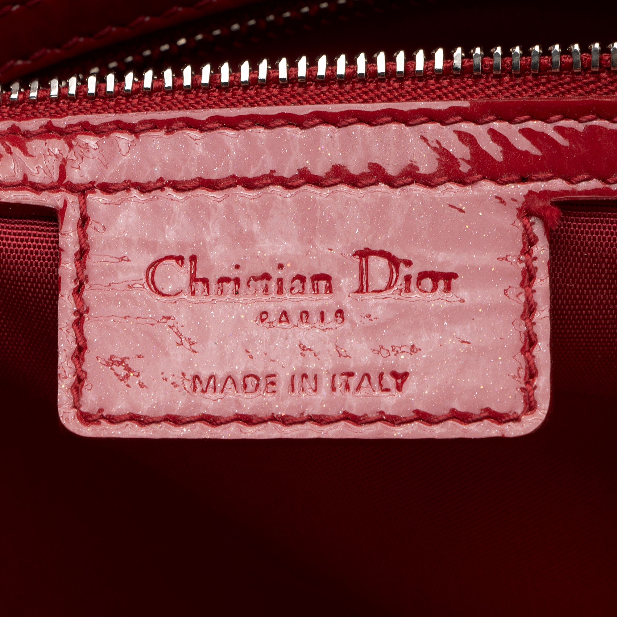 Dior Patent Leather Soft Cannage Lady Dior Small Shopping Tote (SHF-vm0Byx)