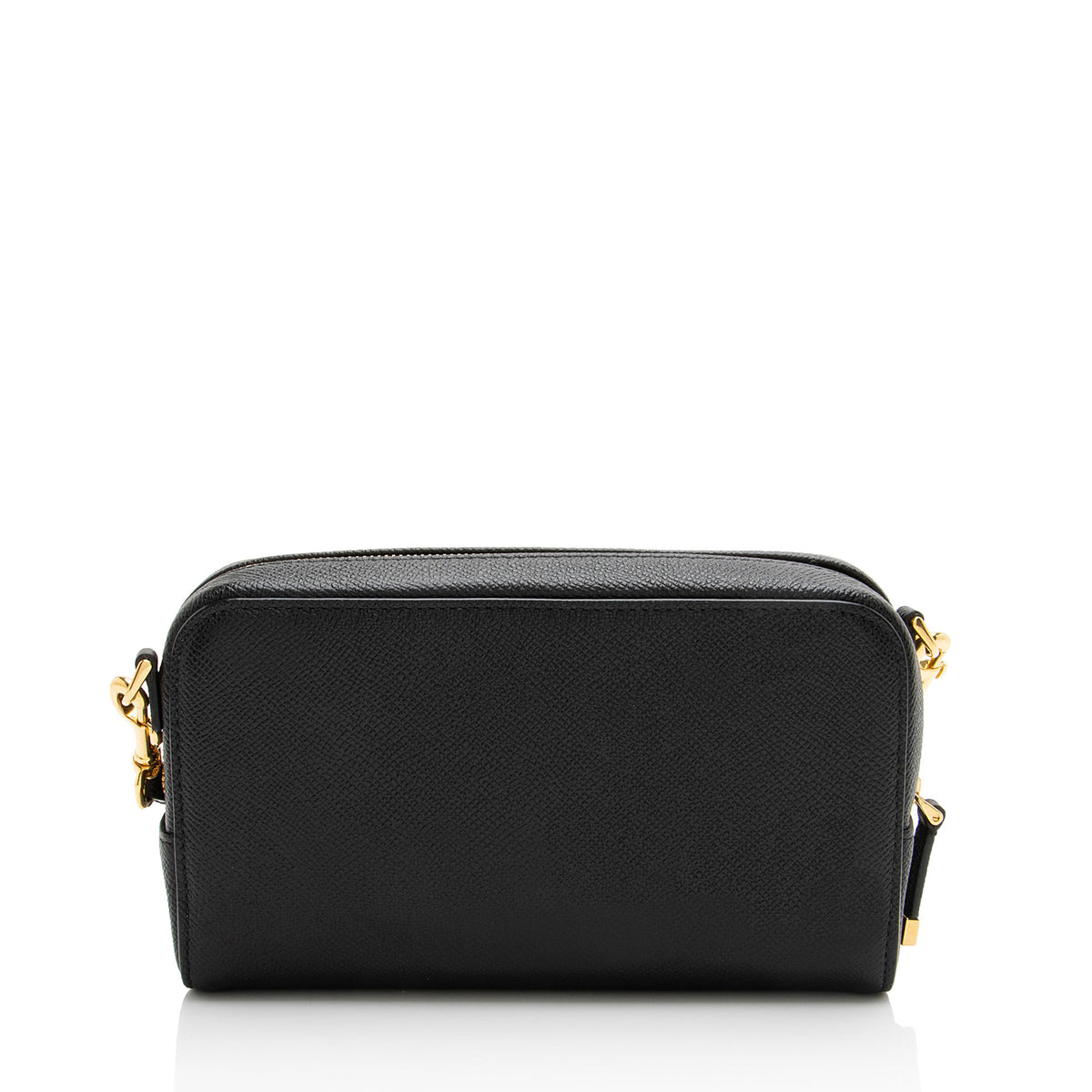 Dior Pebbled Leather Caro Double Pouch Crossbody