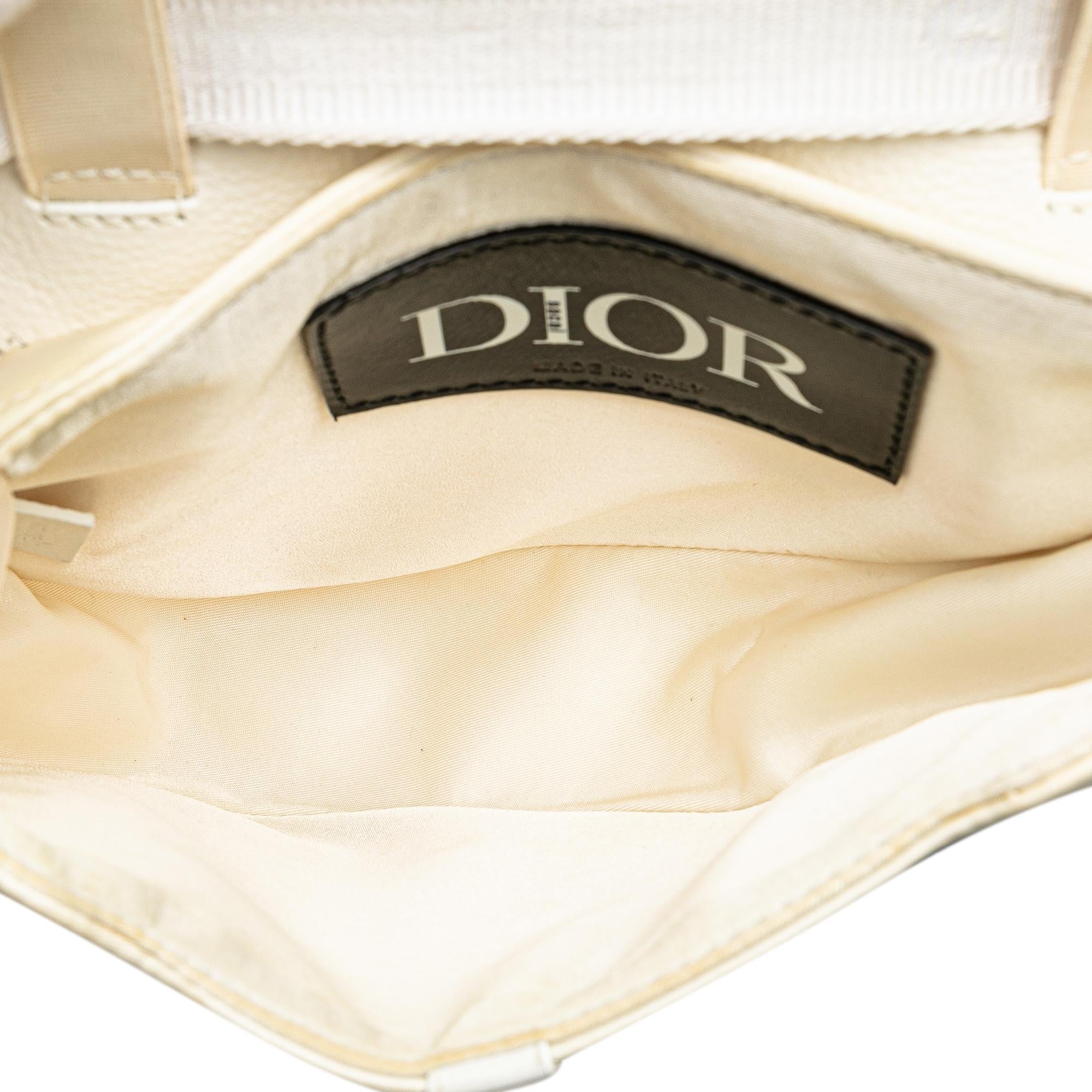 Dior Sacai Technical Fabric and Leather Saddle Bag (SHG-CkqzIJ)