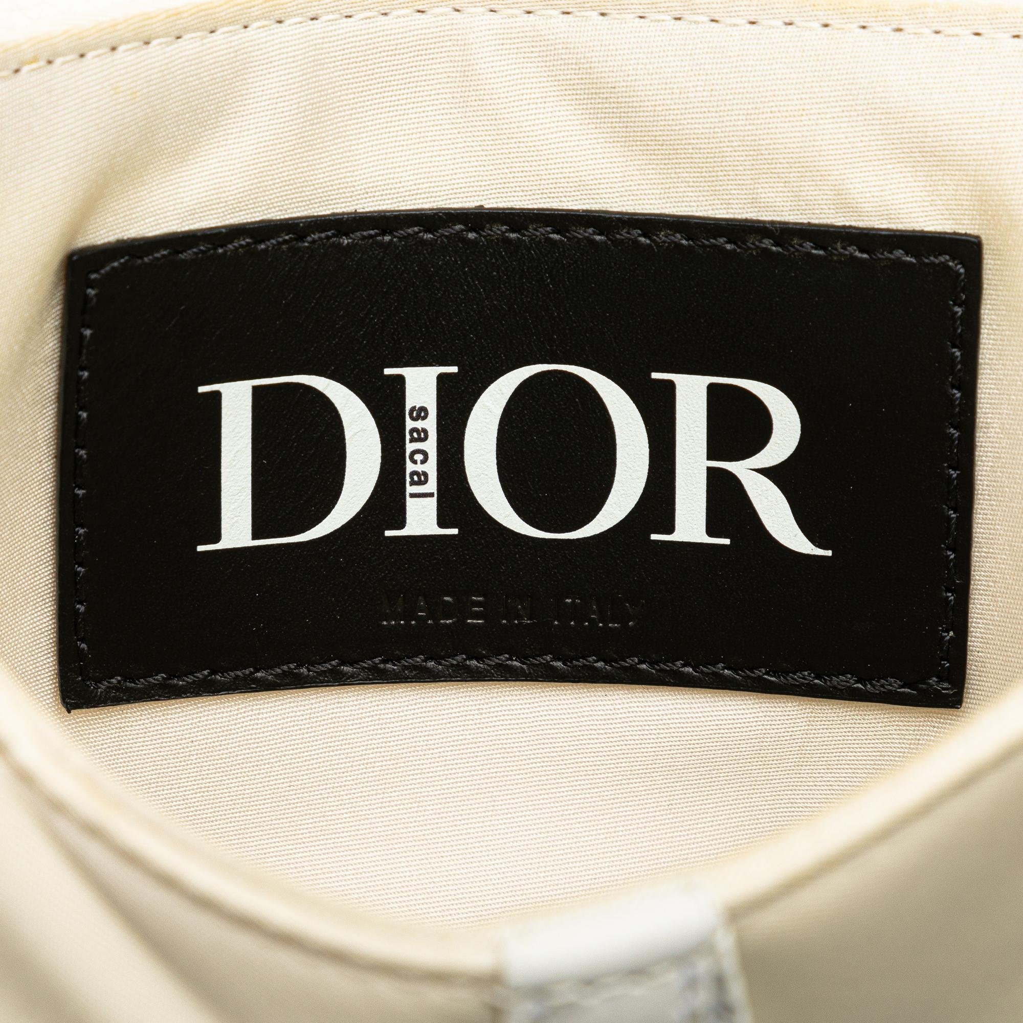 Dior Sacai Technical Fabric and Leather Saddle Bag (SHG-CkqzIJ)