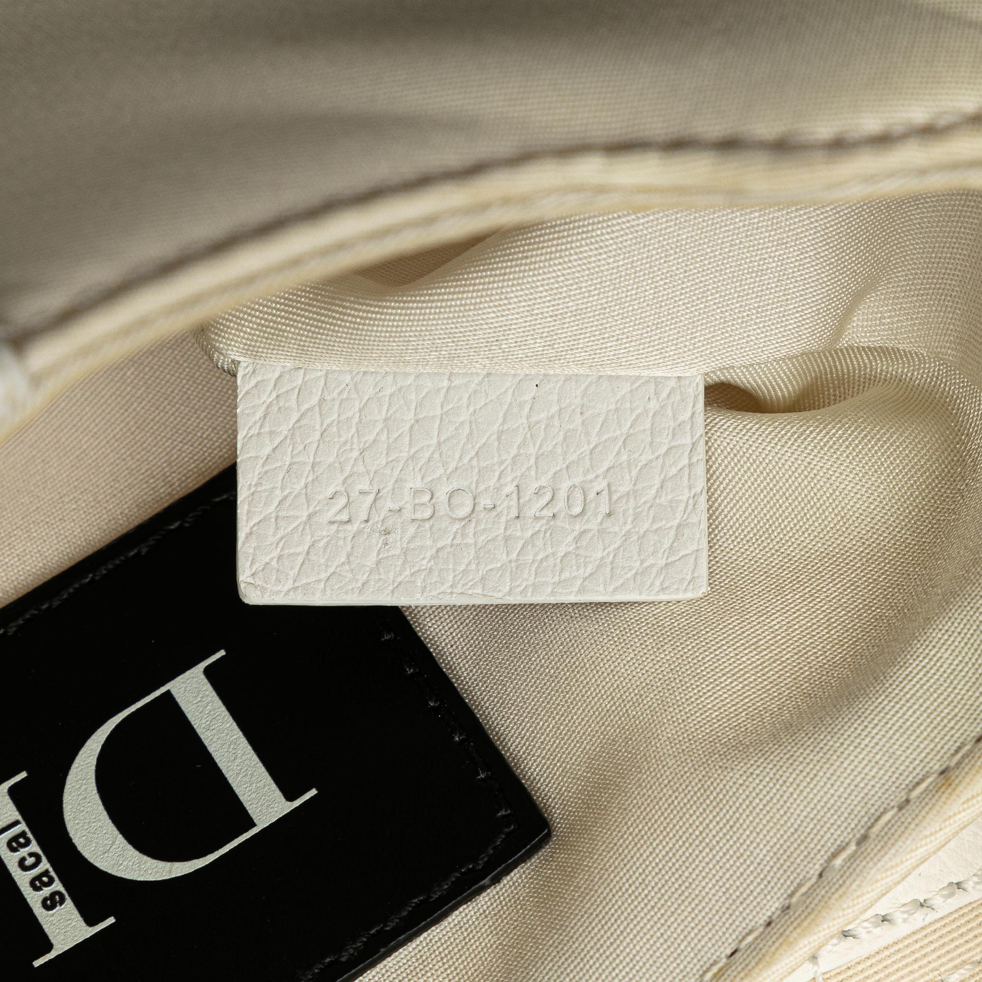 Dior Sacai Technical Fabric and Leather Saddle Bag