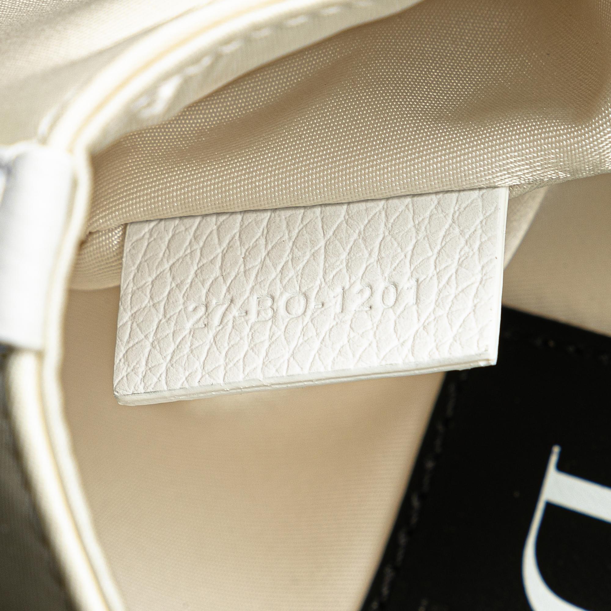 Dior Sacai Technical Fabric and Leather Saddle Bag