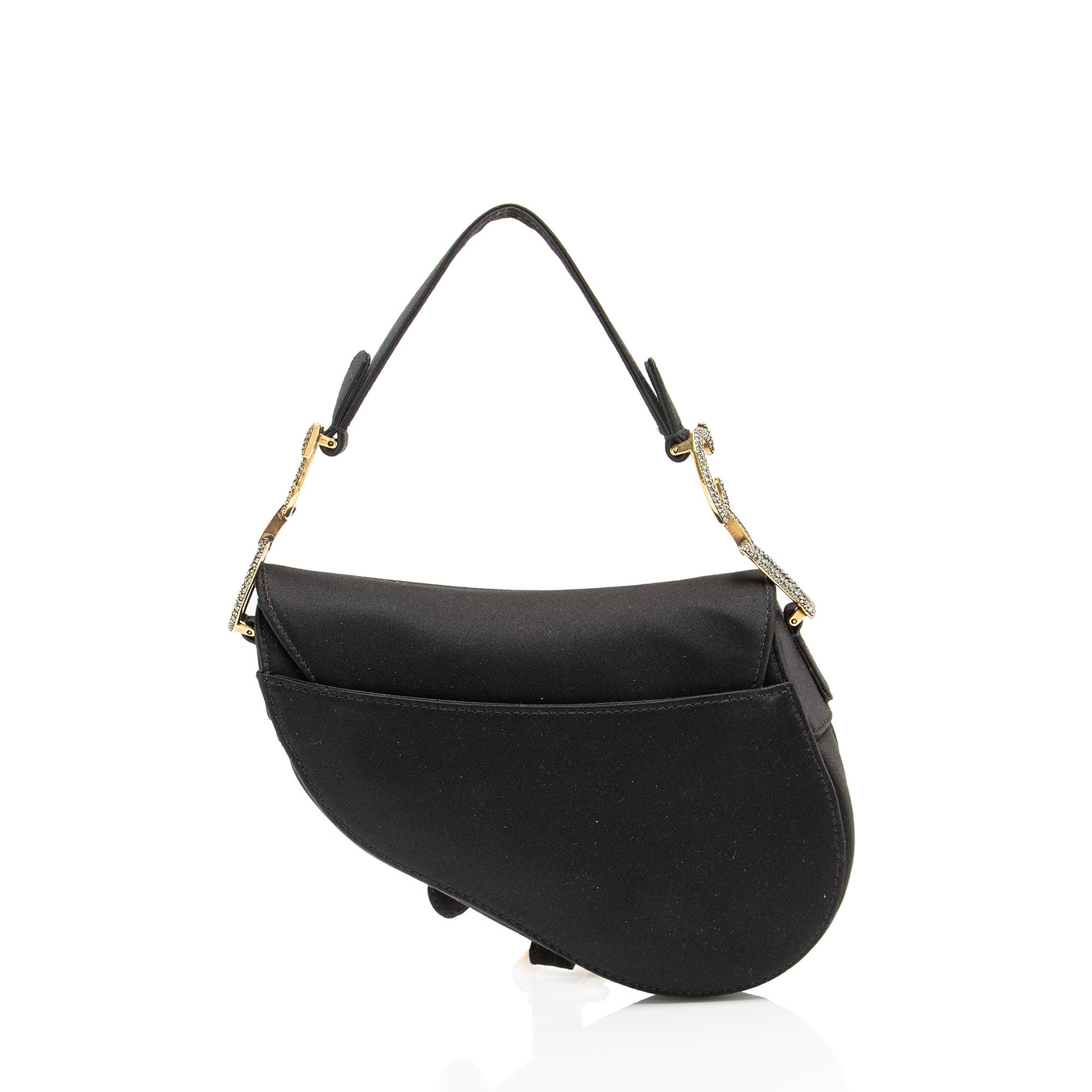 Dior Satin Crystal Saddle Mini Bag