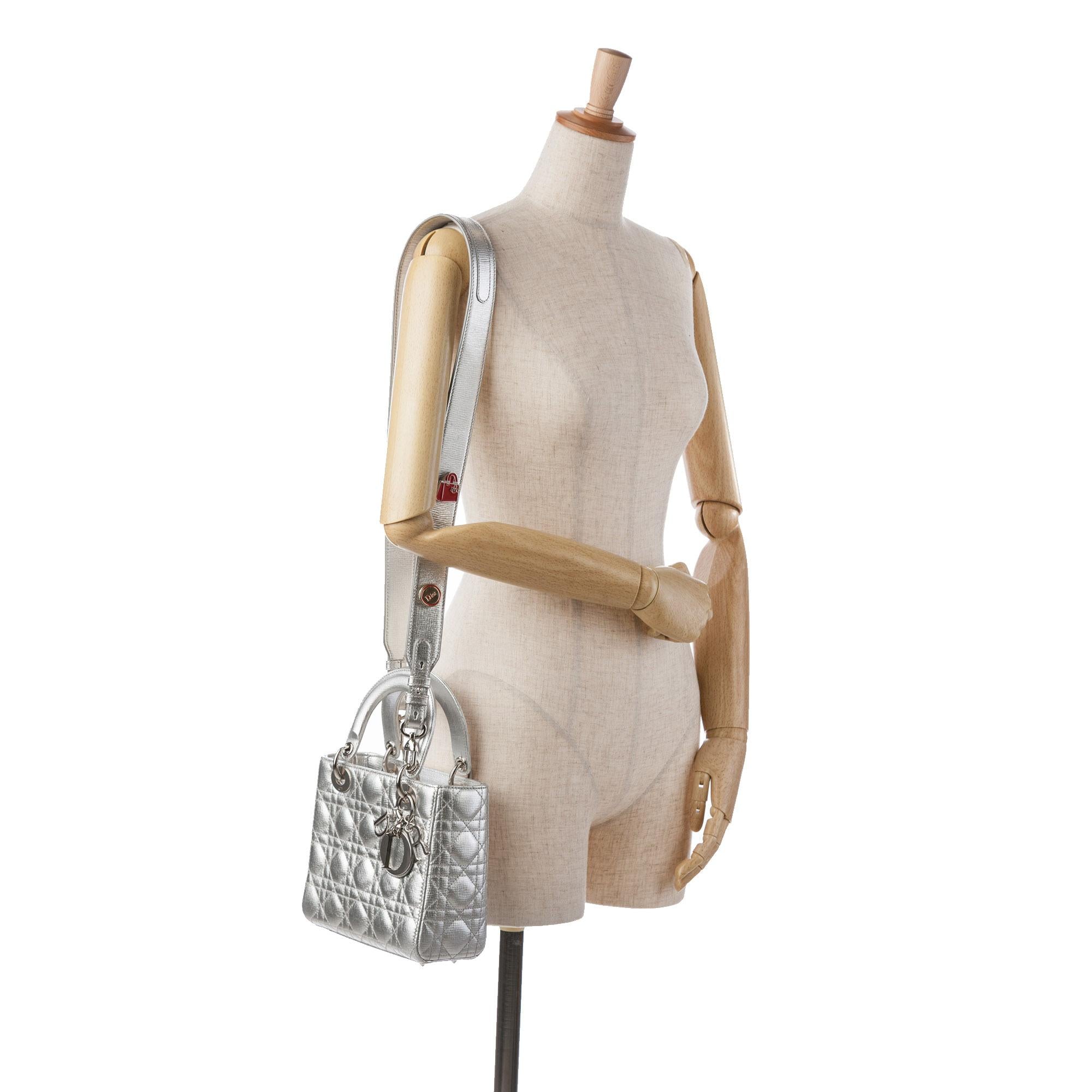 Dior Small Calfskin Cannage My ABCDior Lady Dior (SHG-xuBFud)