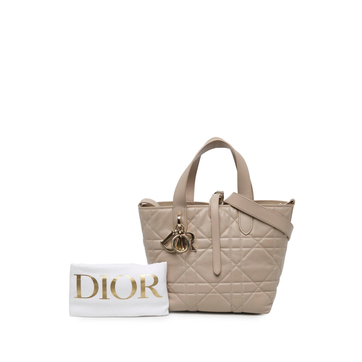 Dior Small Calfskin Macrocannage Toujours Satchel