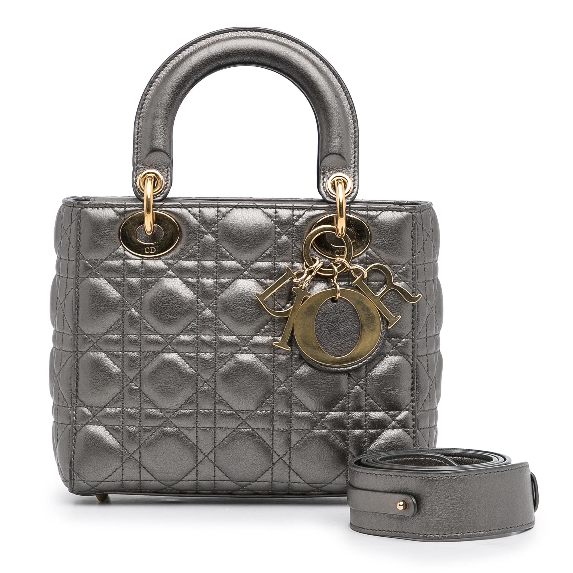 Dior Small Cannage Lady Dior (SHG-6OKgez)