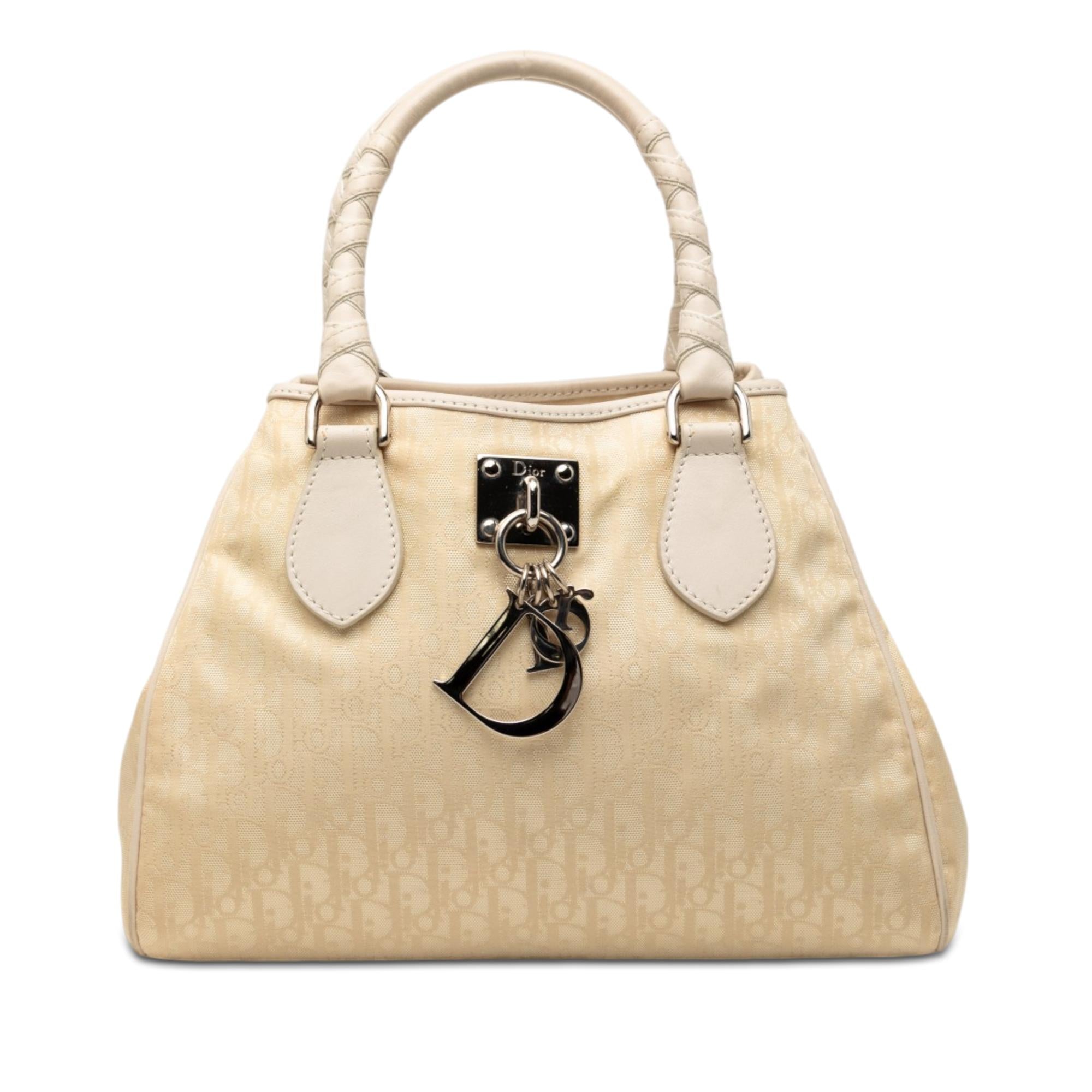 Dior Small Diorissimo Trotter Canvas Lovely Charm Tote