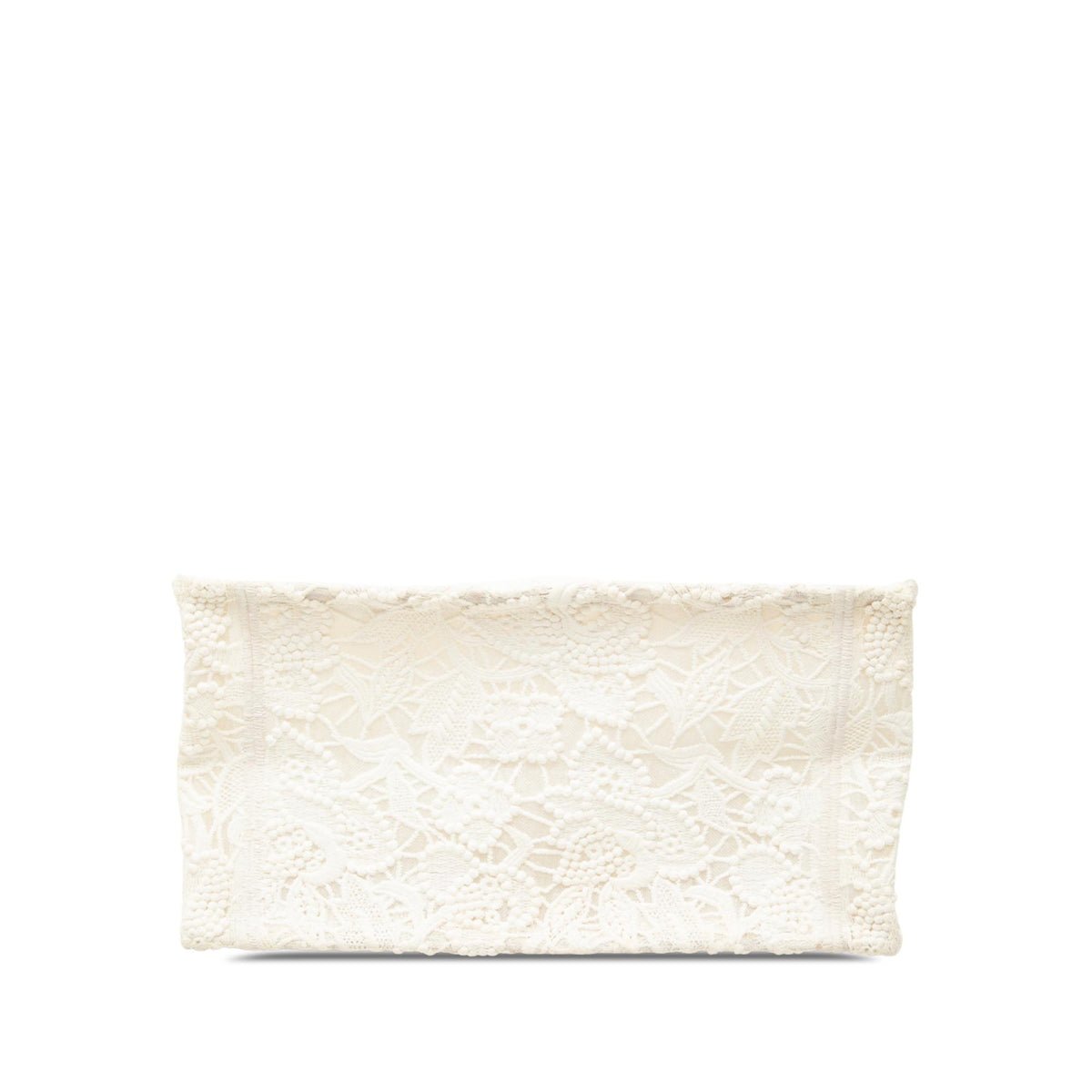 Dior Small Embroidered Mesh Macrame Book Tote