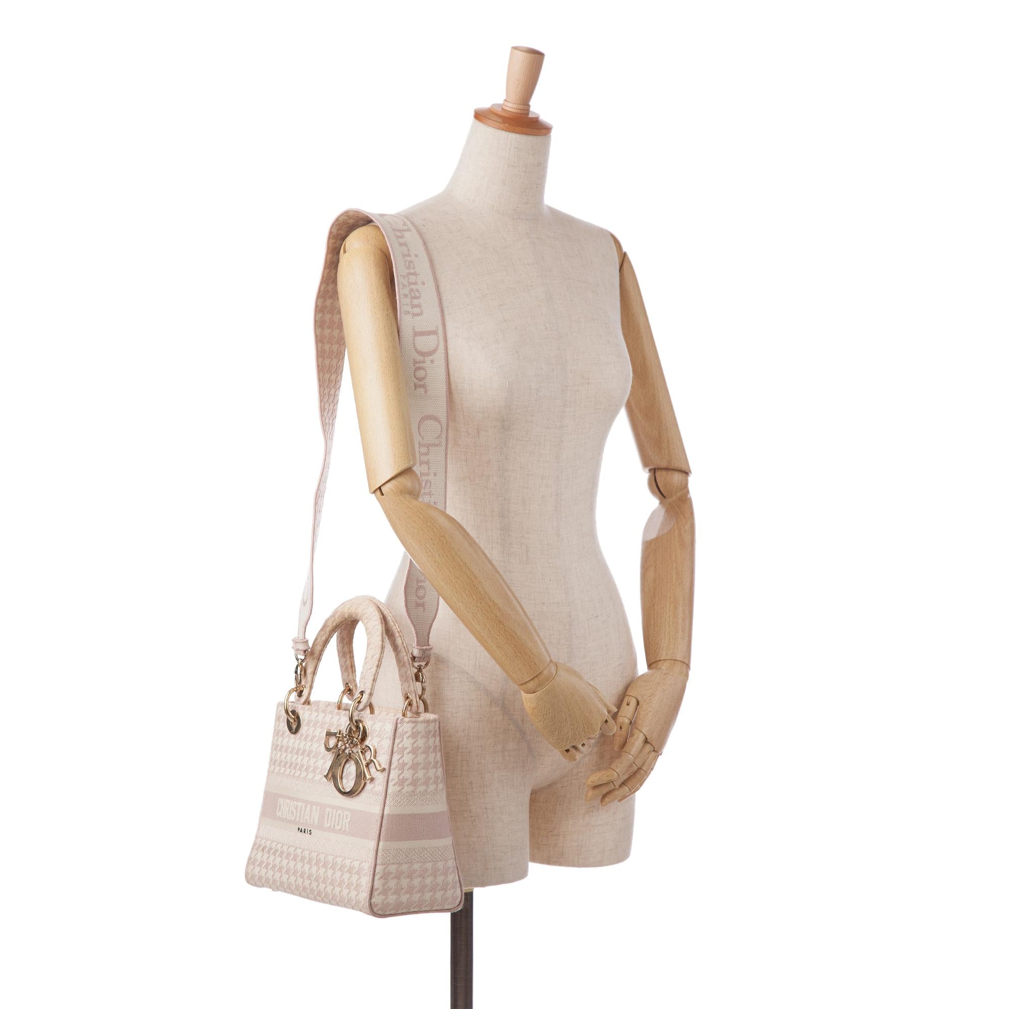 Dior Small Houndstooth Lady D-Lite
