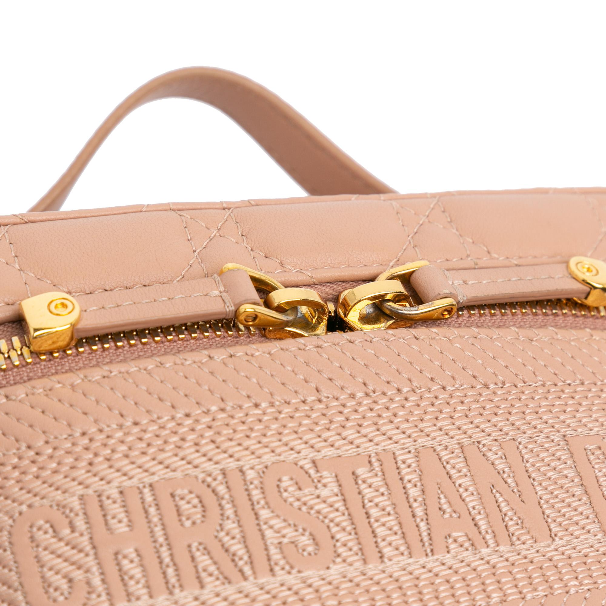 Dior Small Lambskin Cannage DiorTravel Vanity Case