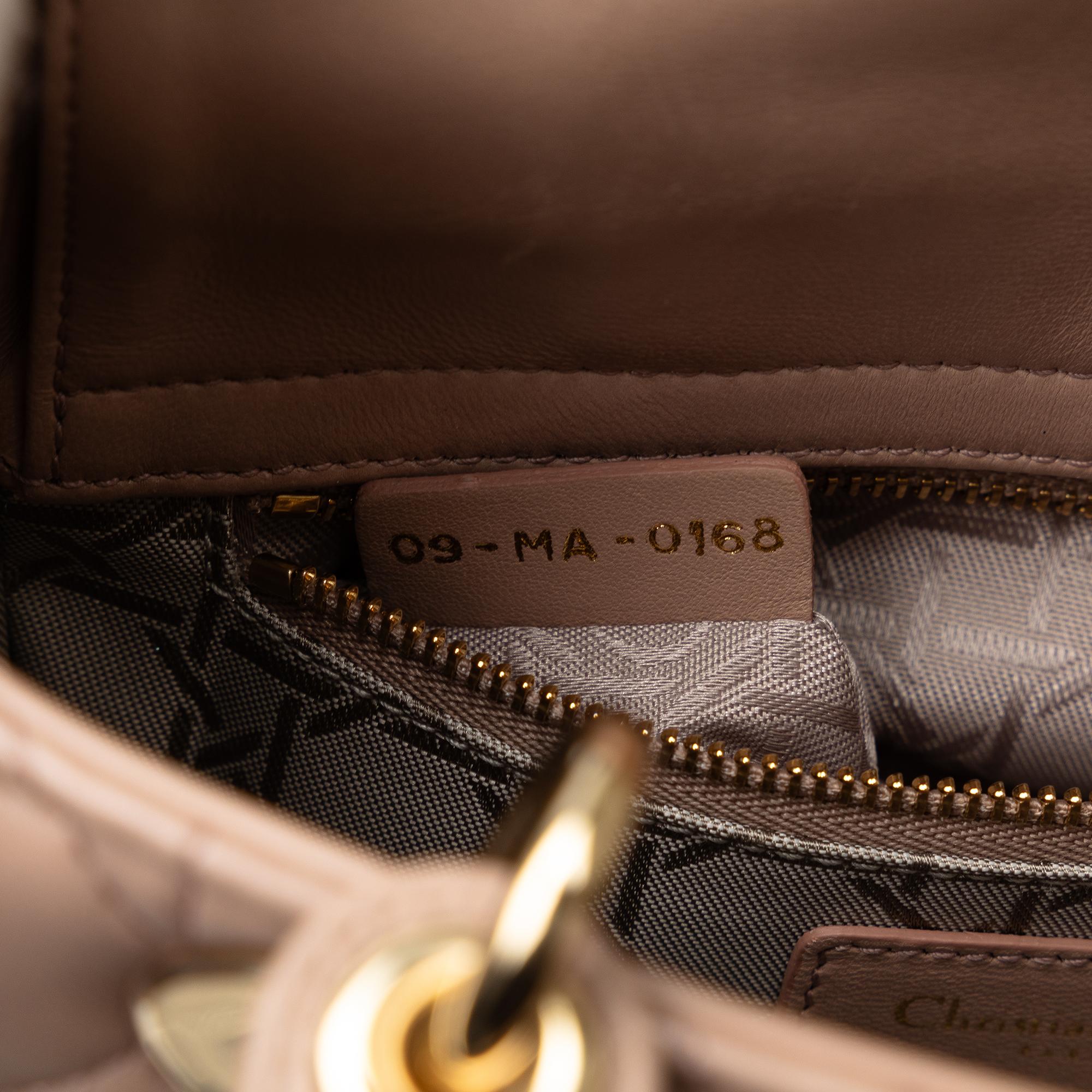 Dior Small Lambskin Cannage My ABCDior Lady Dior (SHG-UYe5NE)