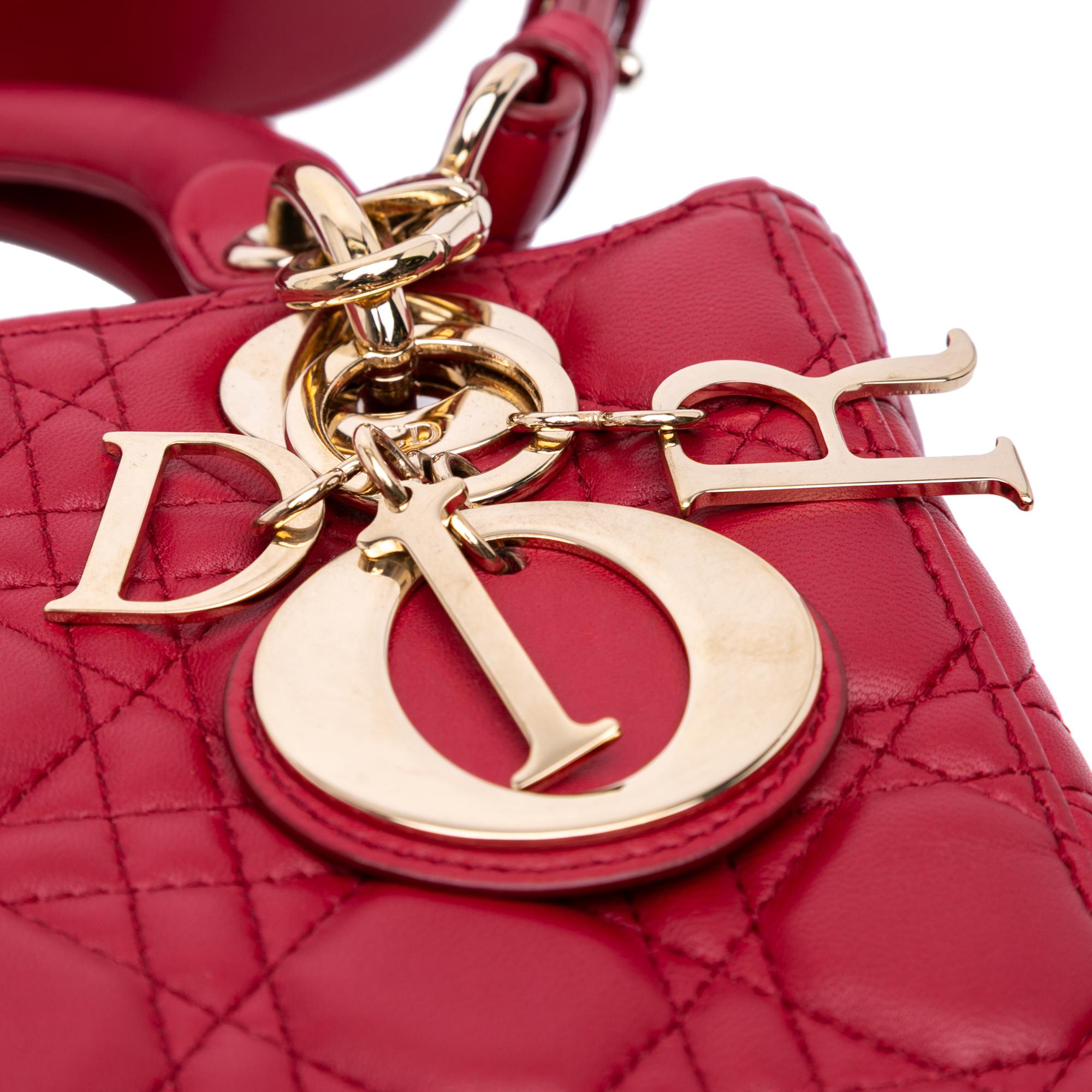 Dior Small Lambskin Cannage My ABCDior Lady Dior