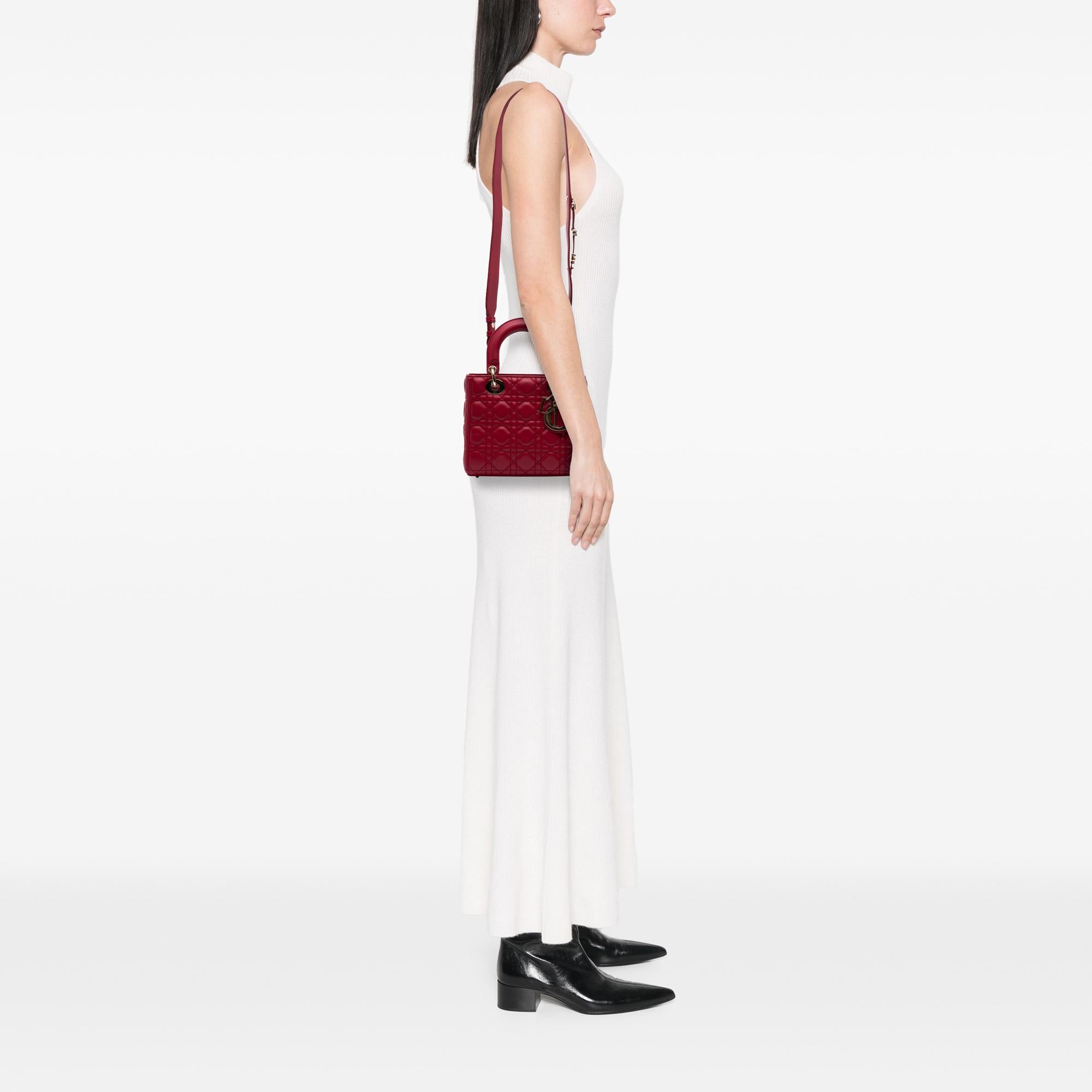 Dior Small Lambskin Cannage My ABCDior Lady Dior