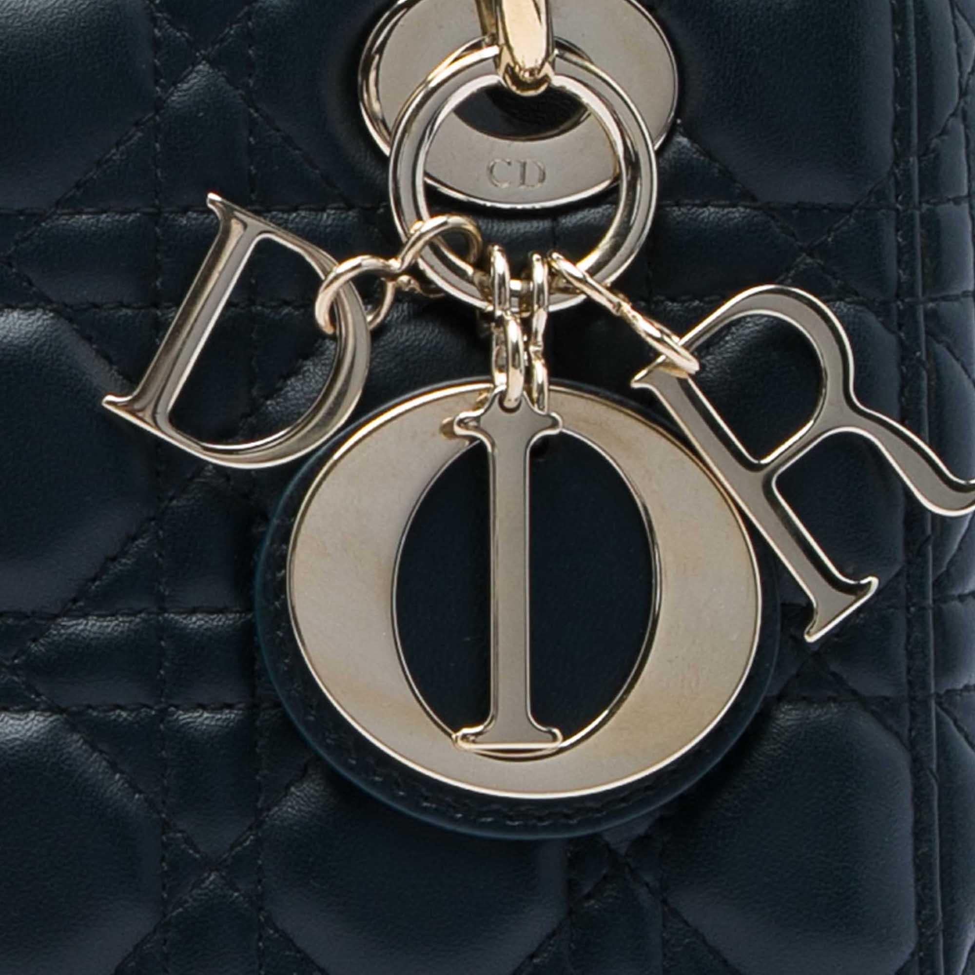 Dior Small Lambskin Cannage MyABCDior Lady Dior