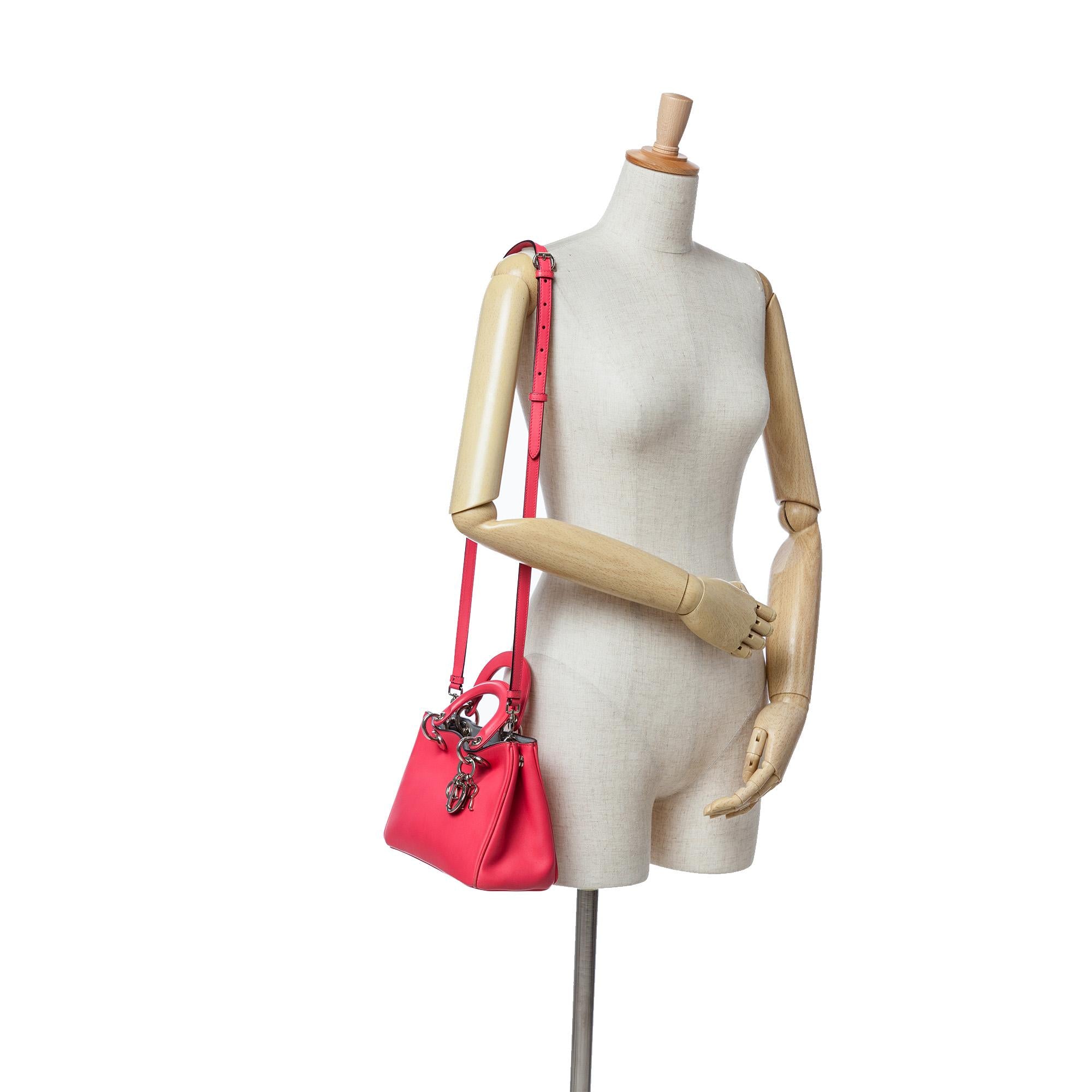 Dior Small Leather Diorissimo Satchel