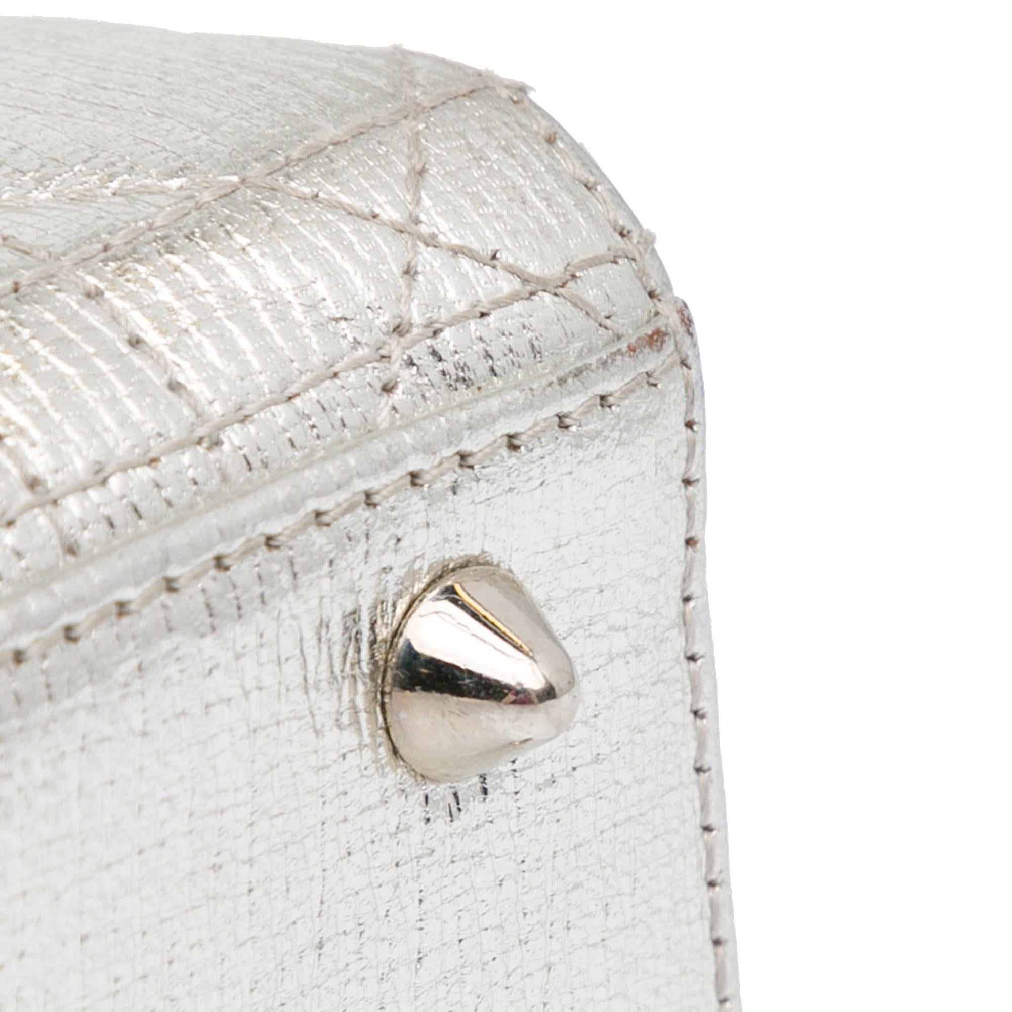 Dior Small Metallic Grained Calfskin Cannage Lucky Badges My Lady Dior (SHG-bWYB1W)
