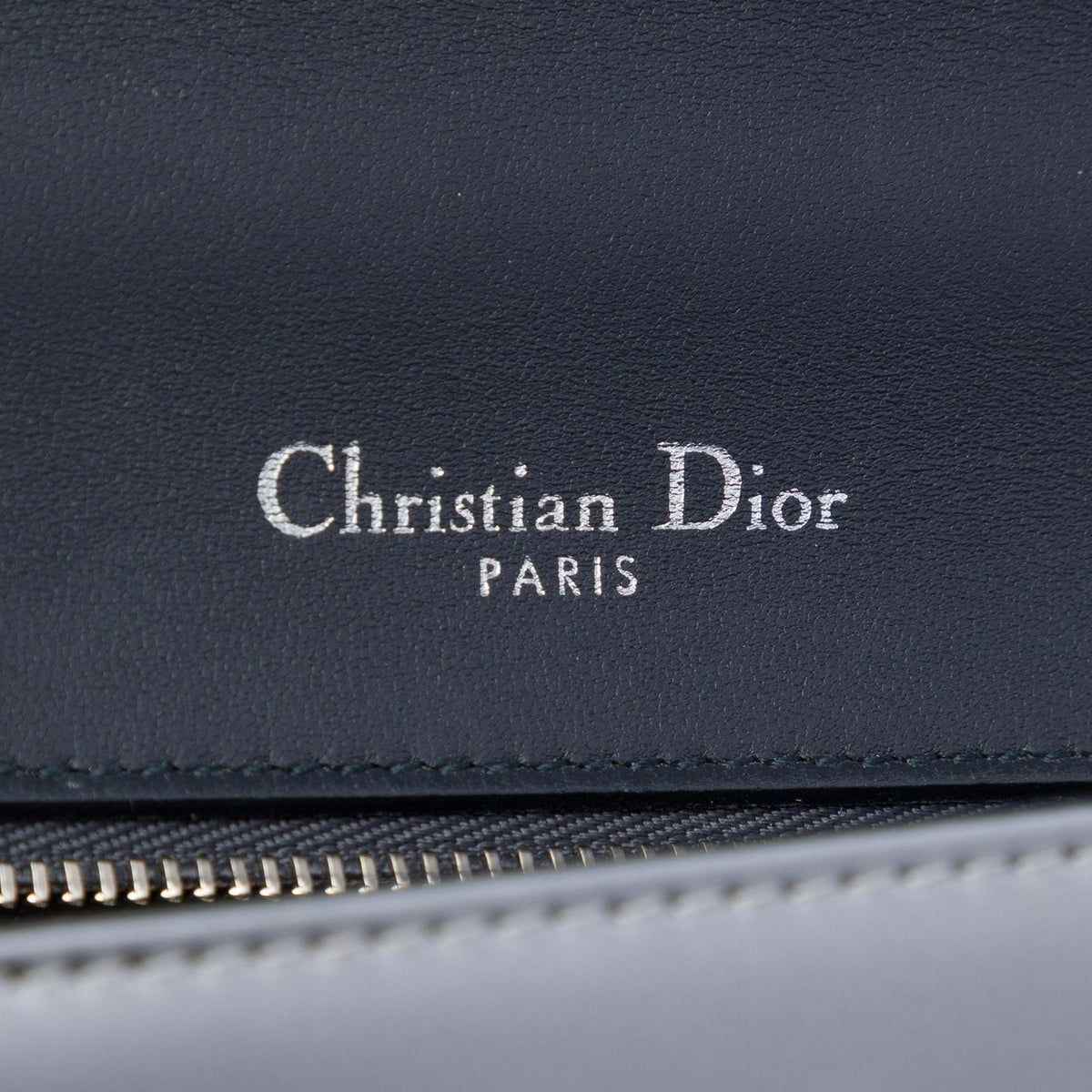Dior Small Metallic Patent Microcannage Diorama Flap