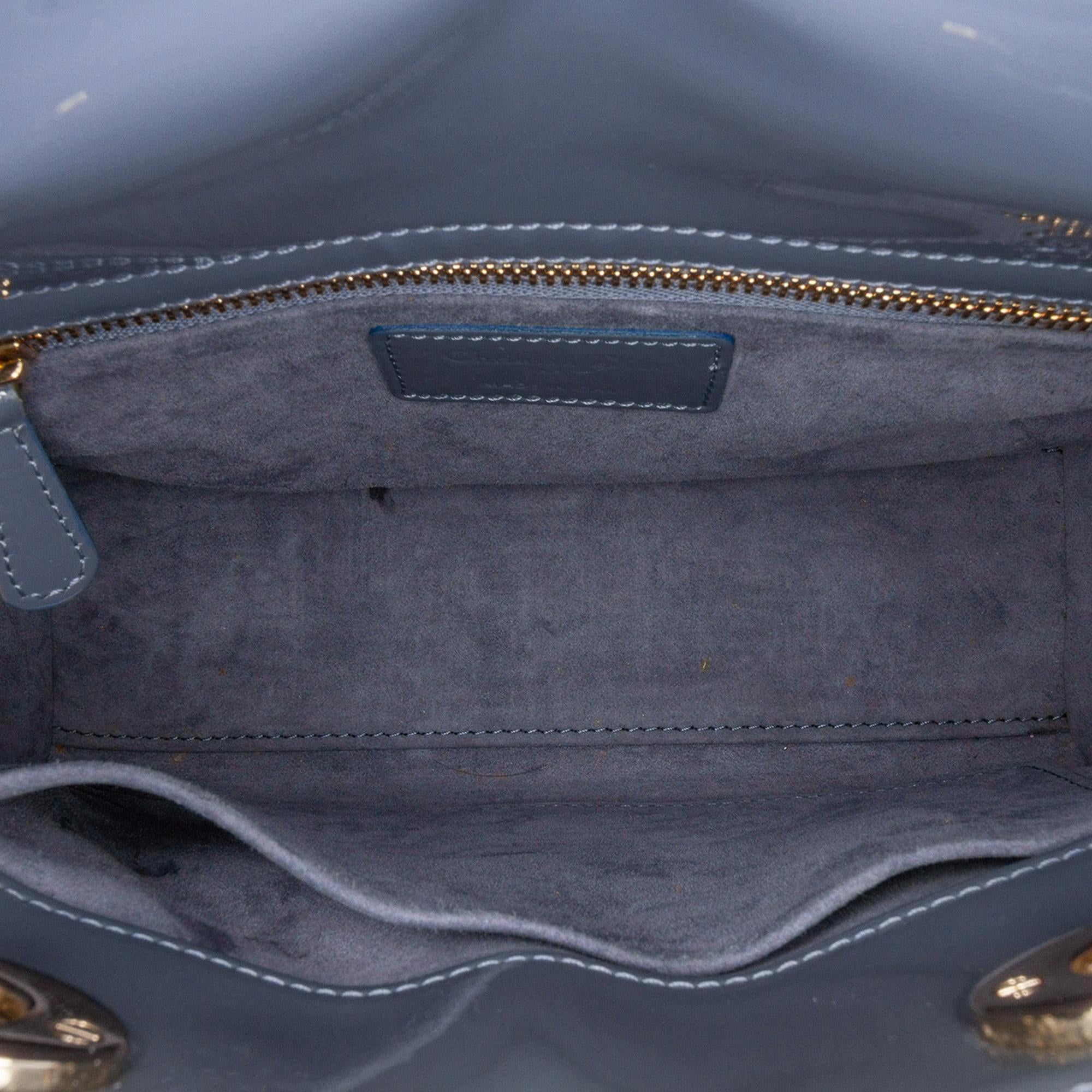 Dior Small Patent Cannage Lady Dior