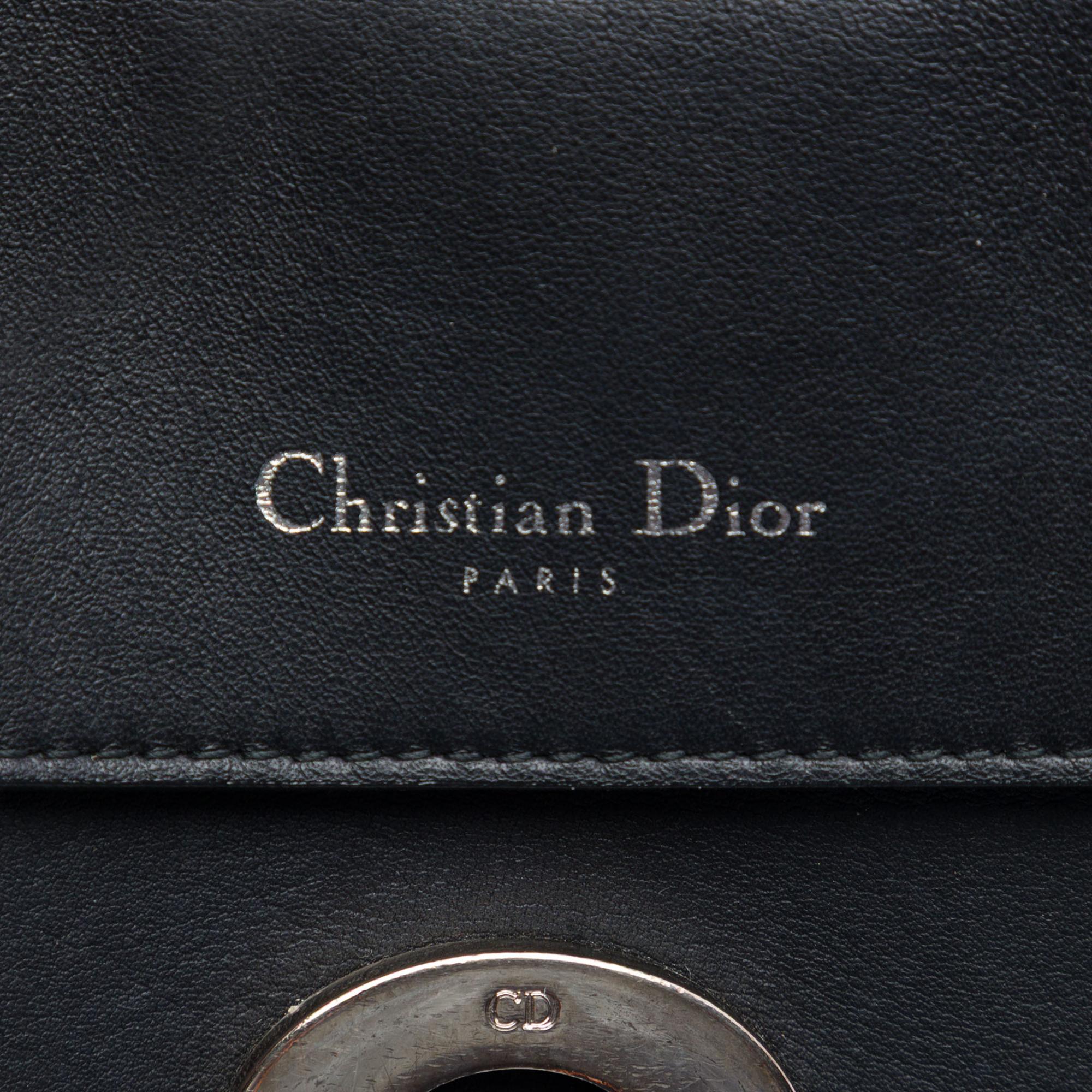 Dior Small Tricolor Calfskin Be Dior Flap