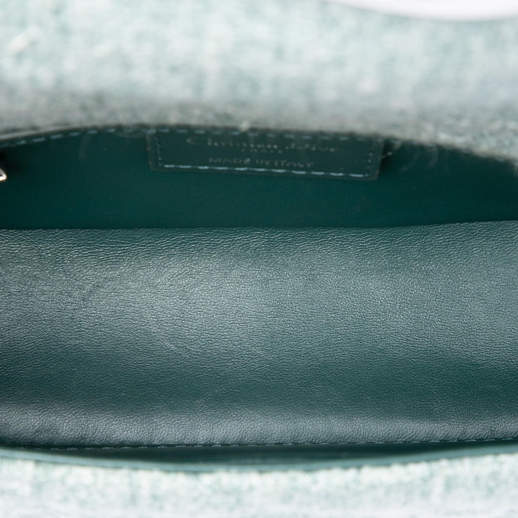 Dior Small Tweed Macrocannage Caro Bag