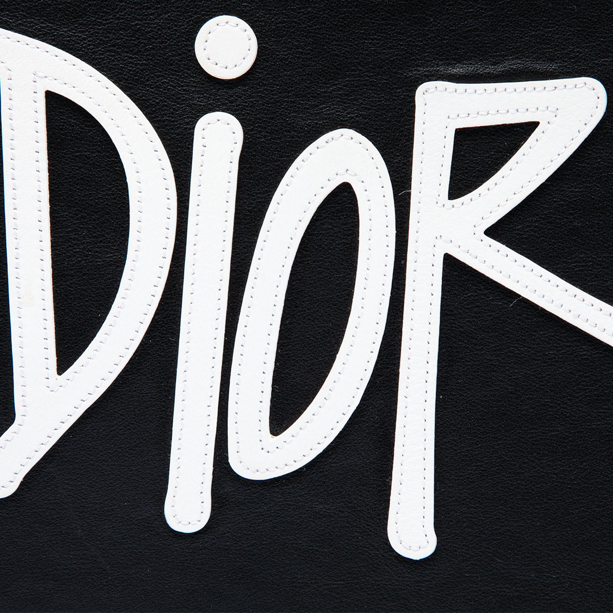 Dior Stussy Small Logo Applique Tote