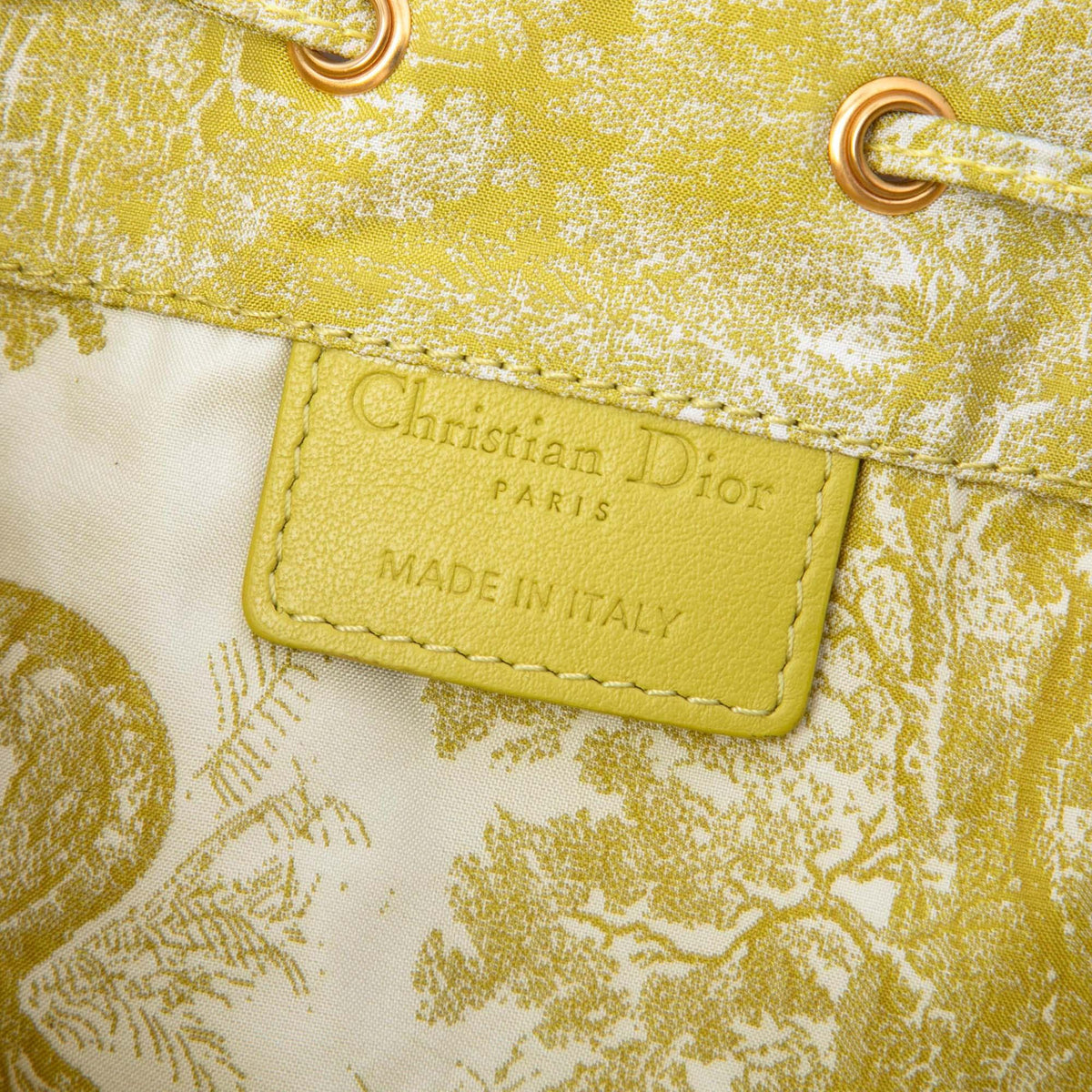 Dior Technical Fabric Toile De Jouy DiorTravel Drawstring Pouch