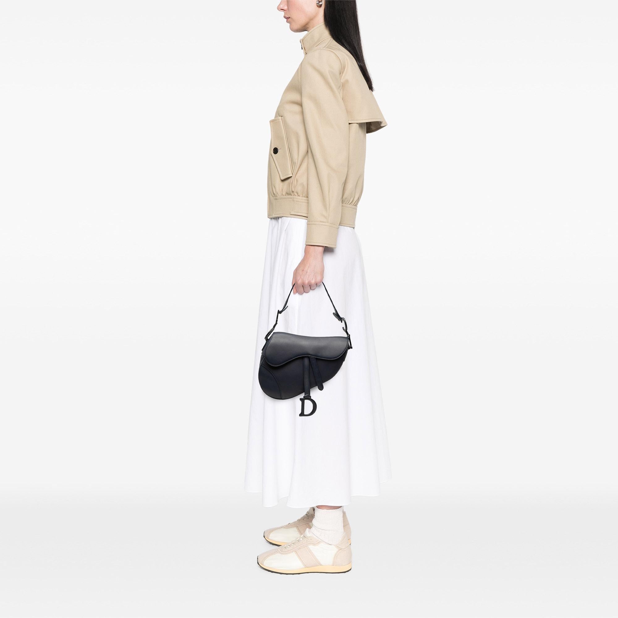 Dior Ultra Matte Calfskin Saddle Bag