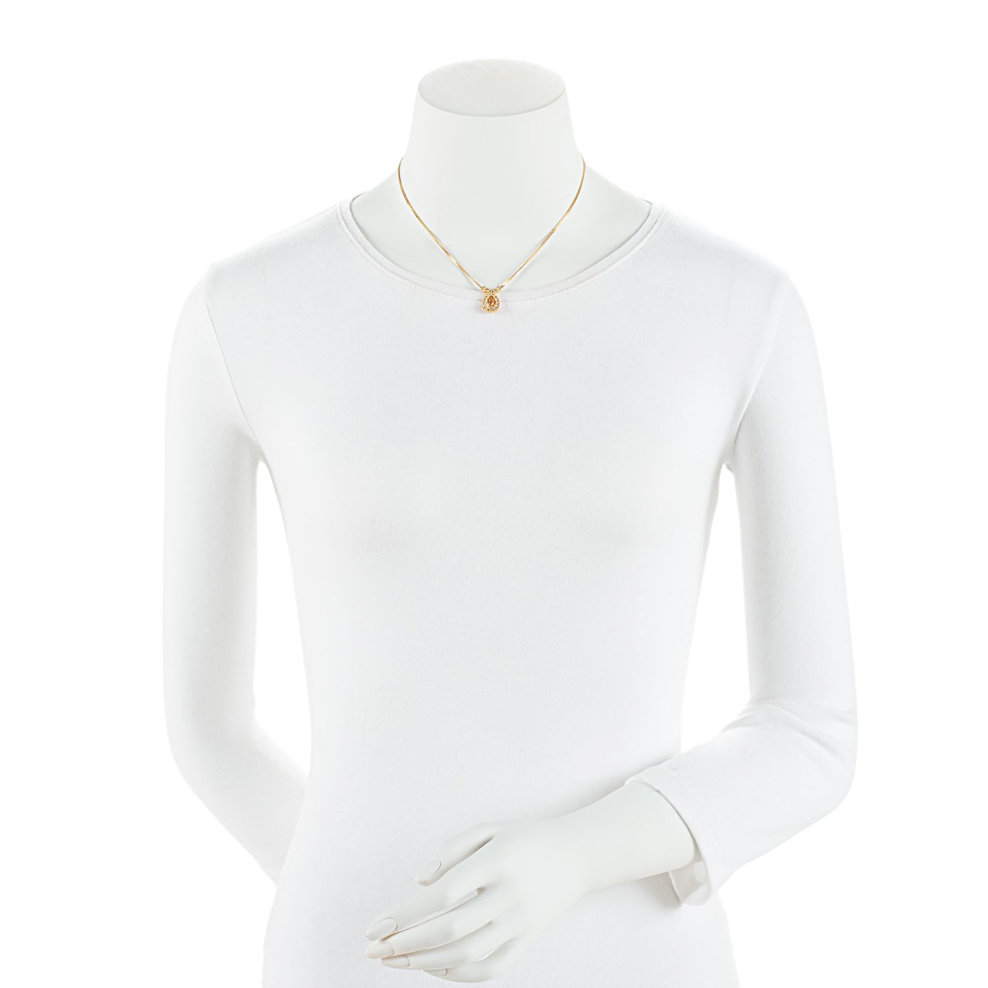 Dior Vintage Crystal Teardrop Necklace