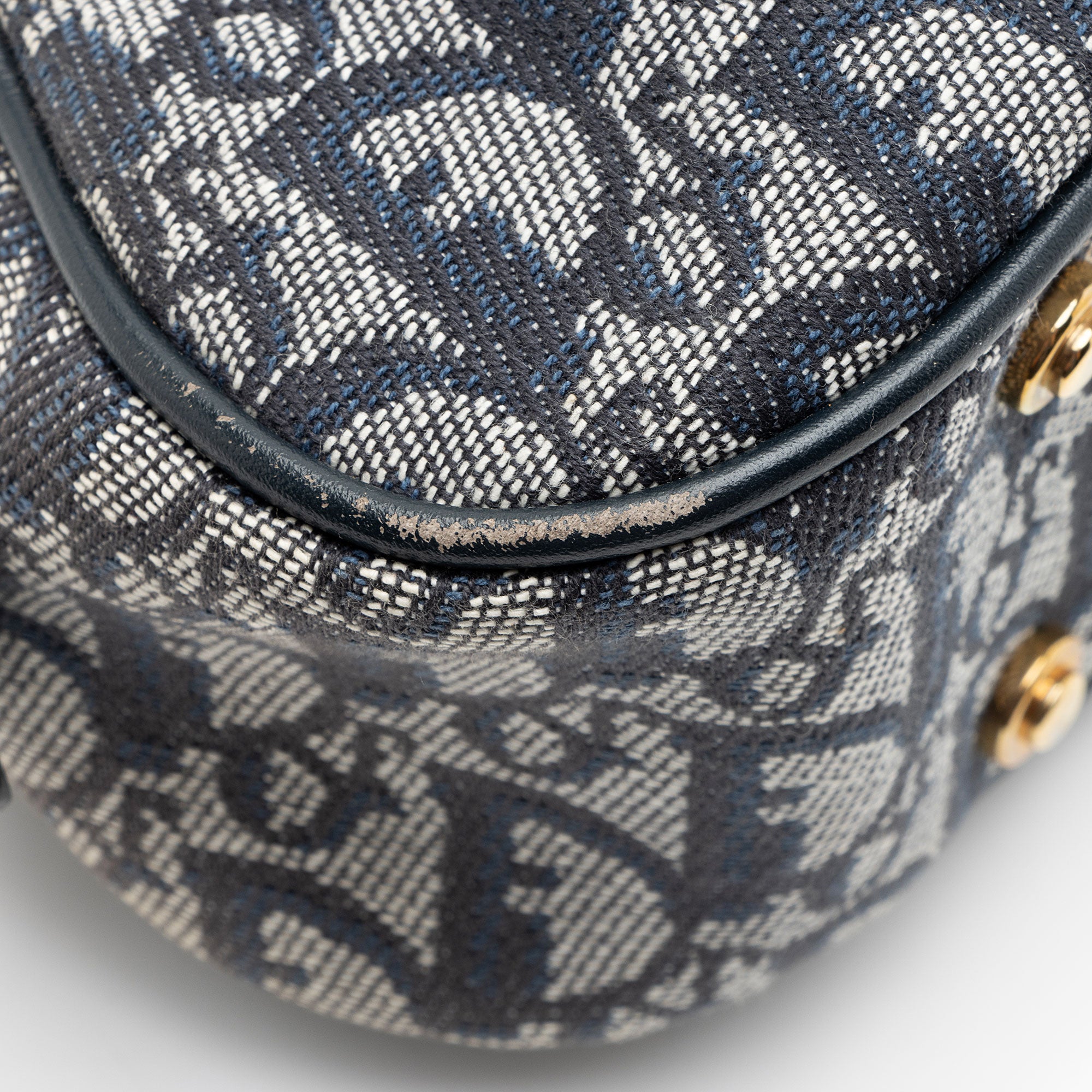 Dior Vintage Diorissimo Saddle Bowler Bag