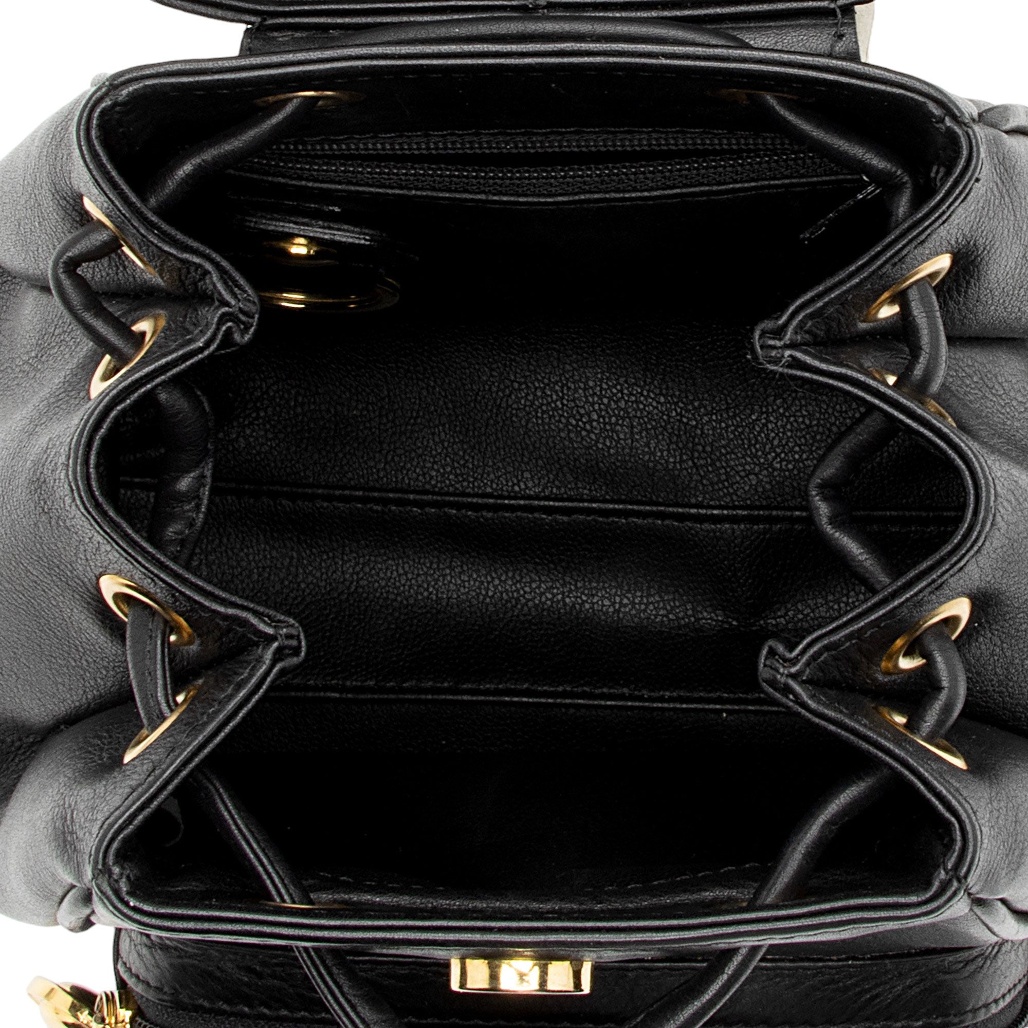 Dior Vintage Leather CD Flap Backpack (SHF-1nqomR)