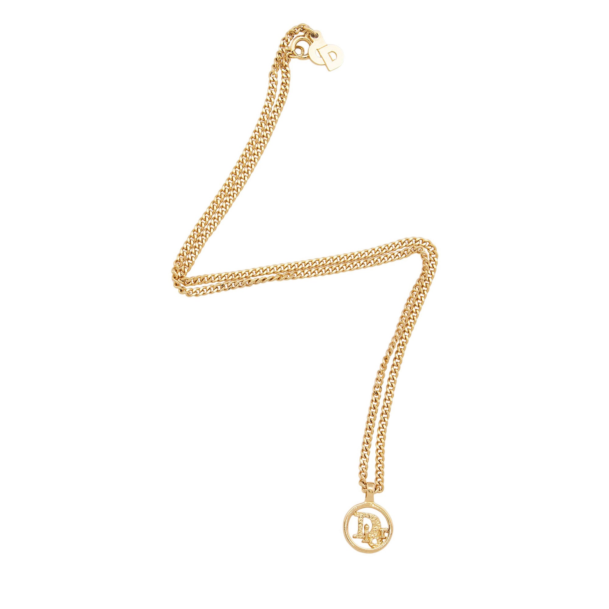 Dior Vintage Logo Necklace