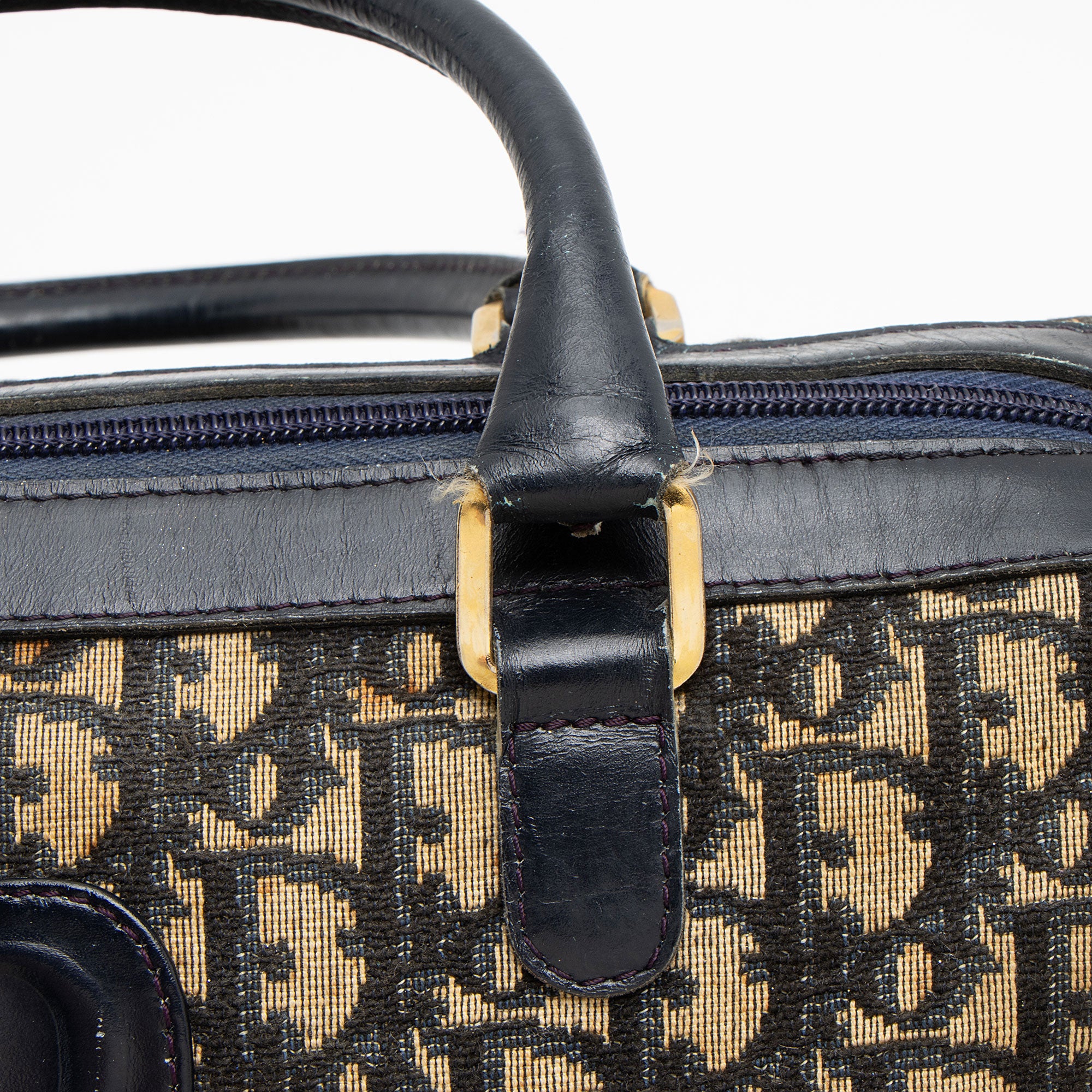 Dior Vintage Oblique Boston Bag - FINAL SALE