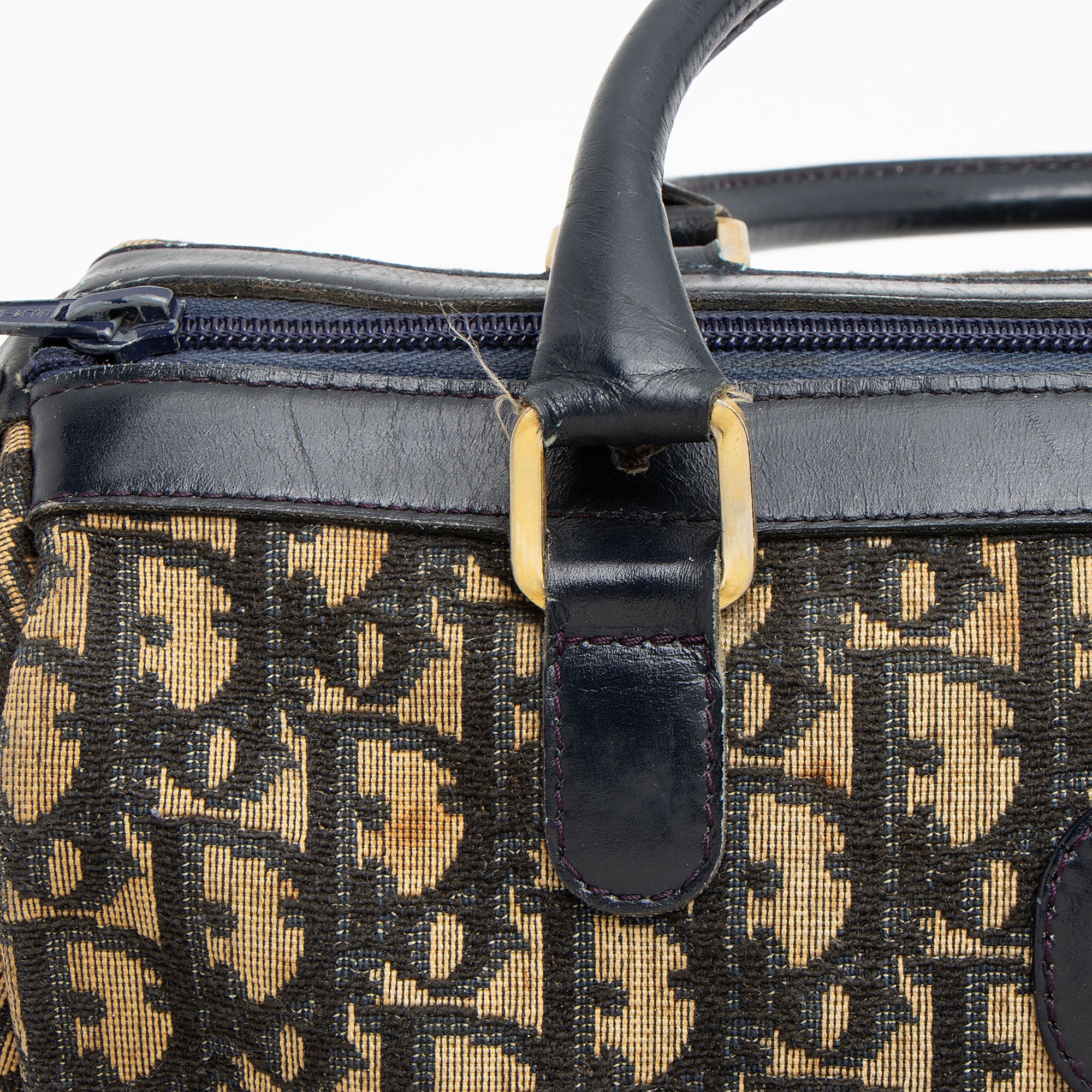 Dior Vintage Oblique Boston Bag - FINAL SALE