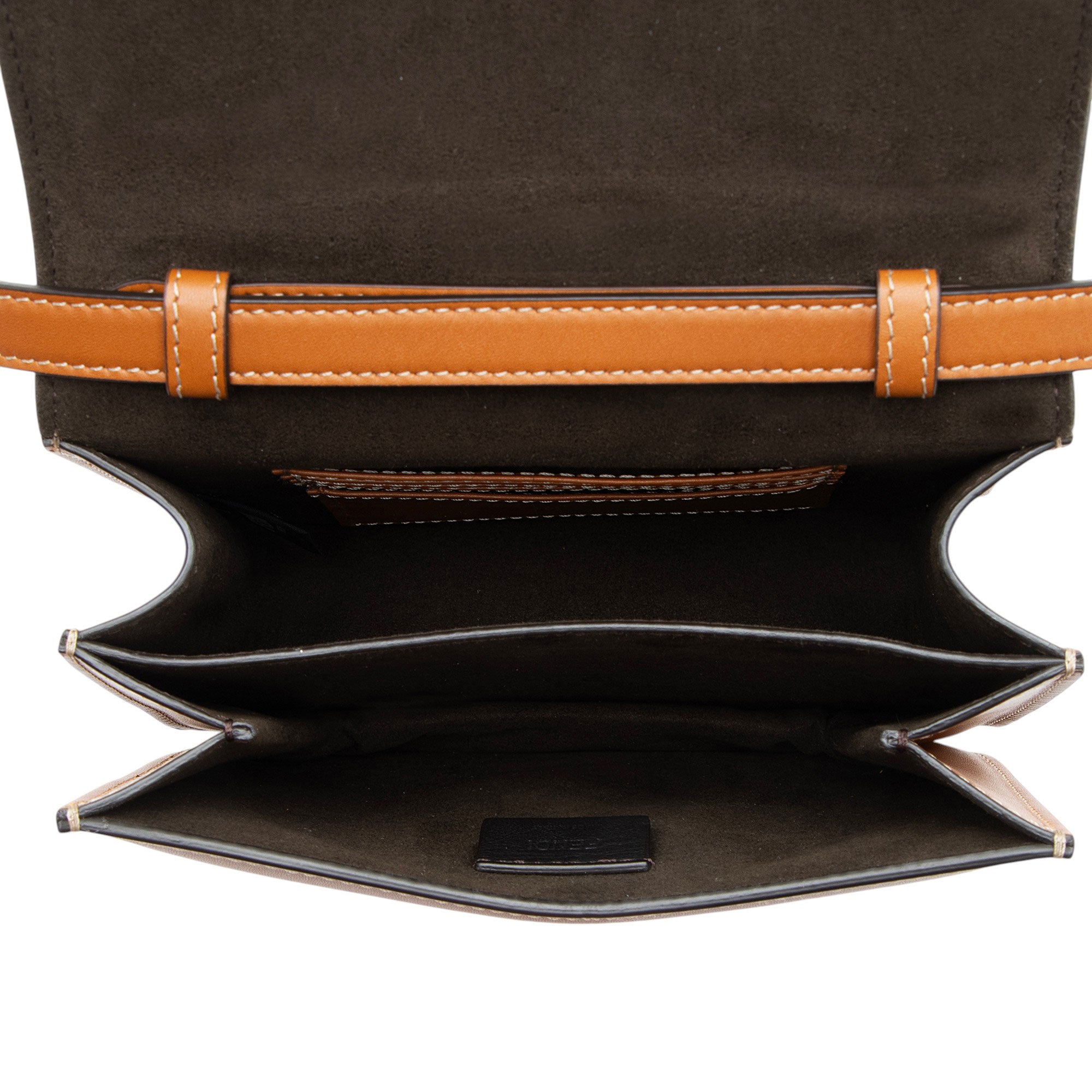 Fendi Calfskin Crystal Fab Small Crossbody
