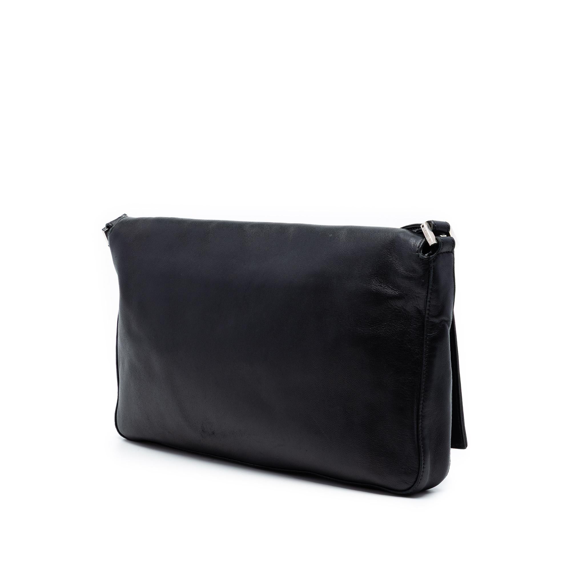 Fendi Calfskin FF Shoulder Bag
