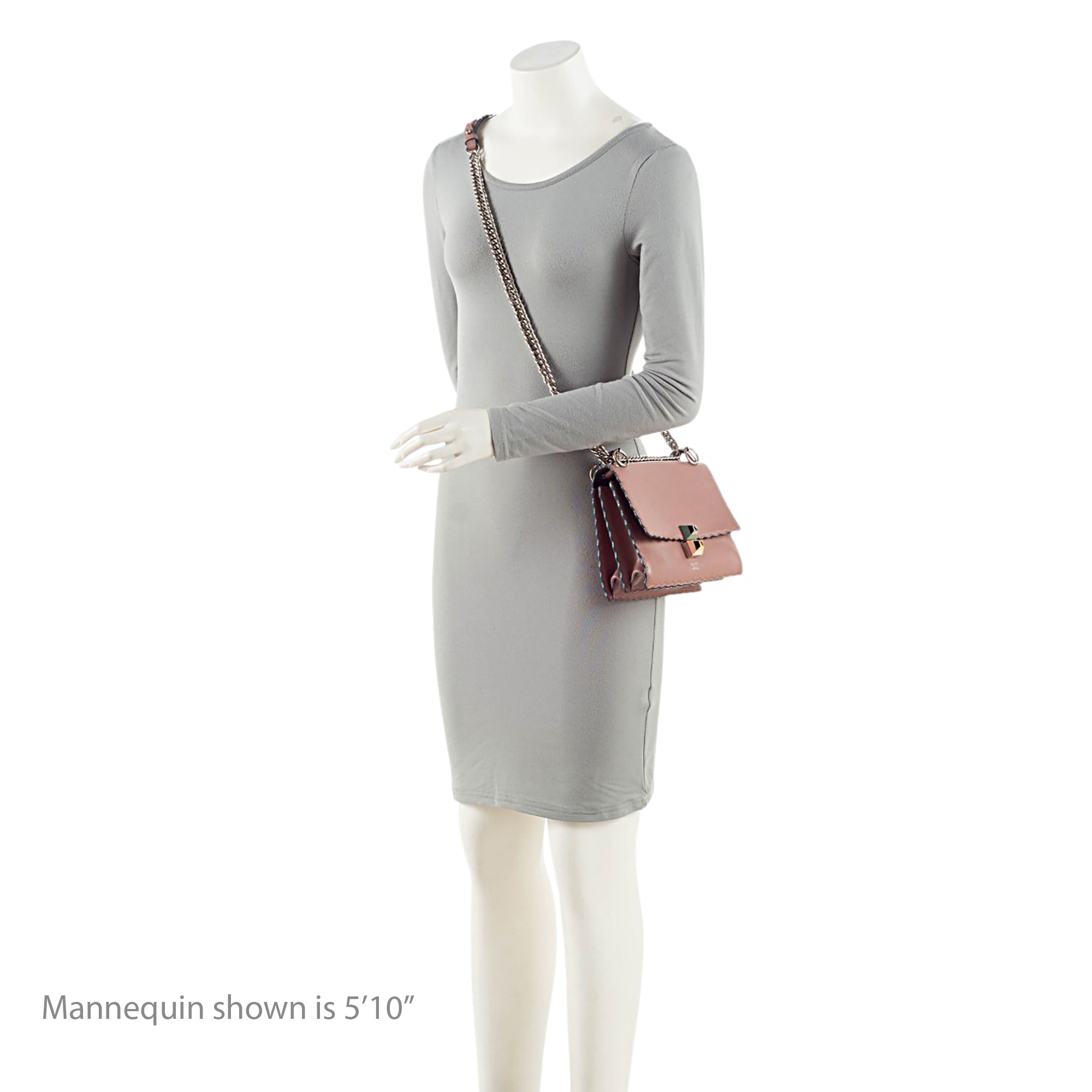 Fendi Calfskin Kan I Mini Shoulder Bag