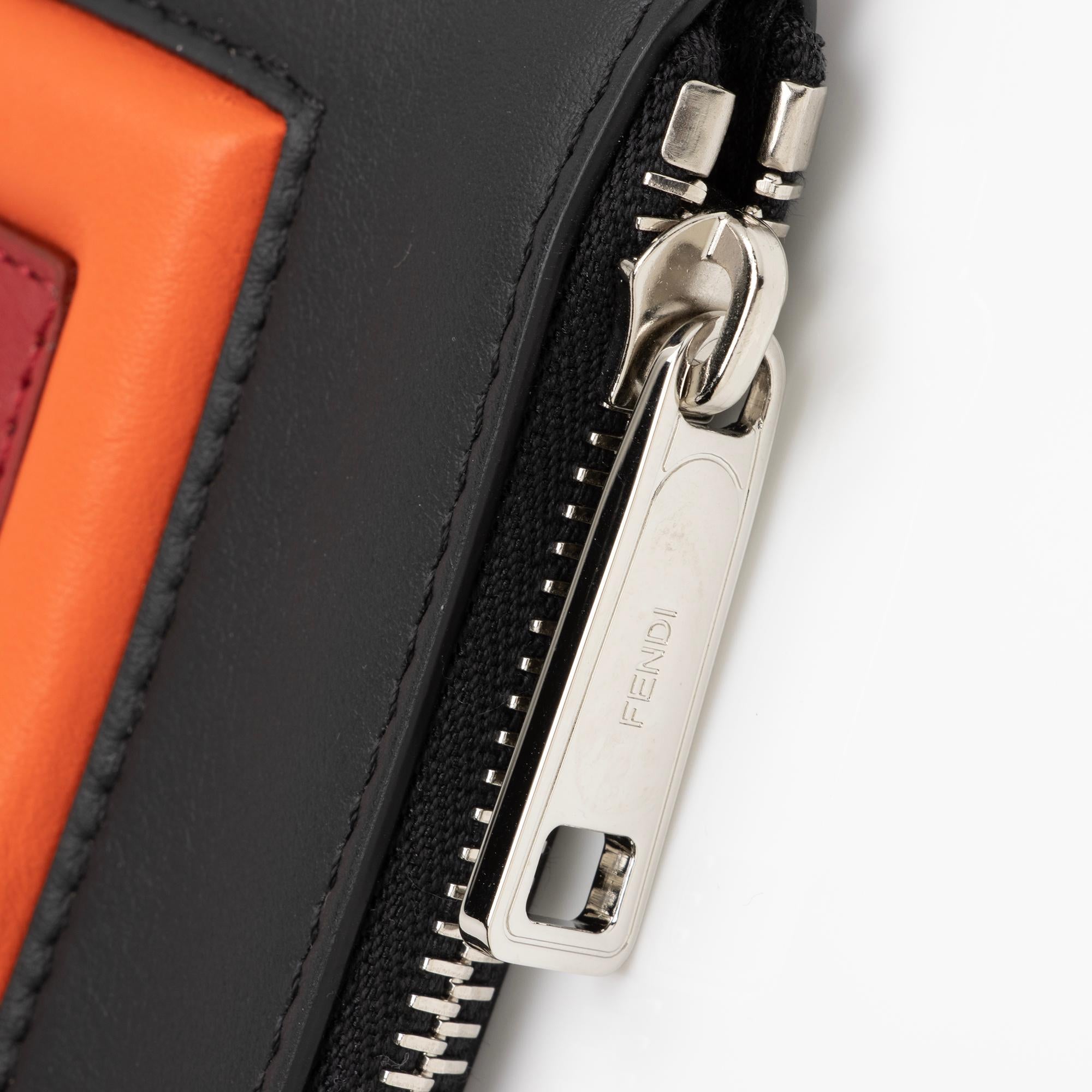 Fendi Calfskin Love Vocabulary Pouch (SHF-23921)