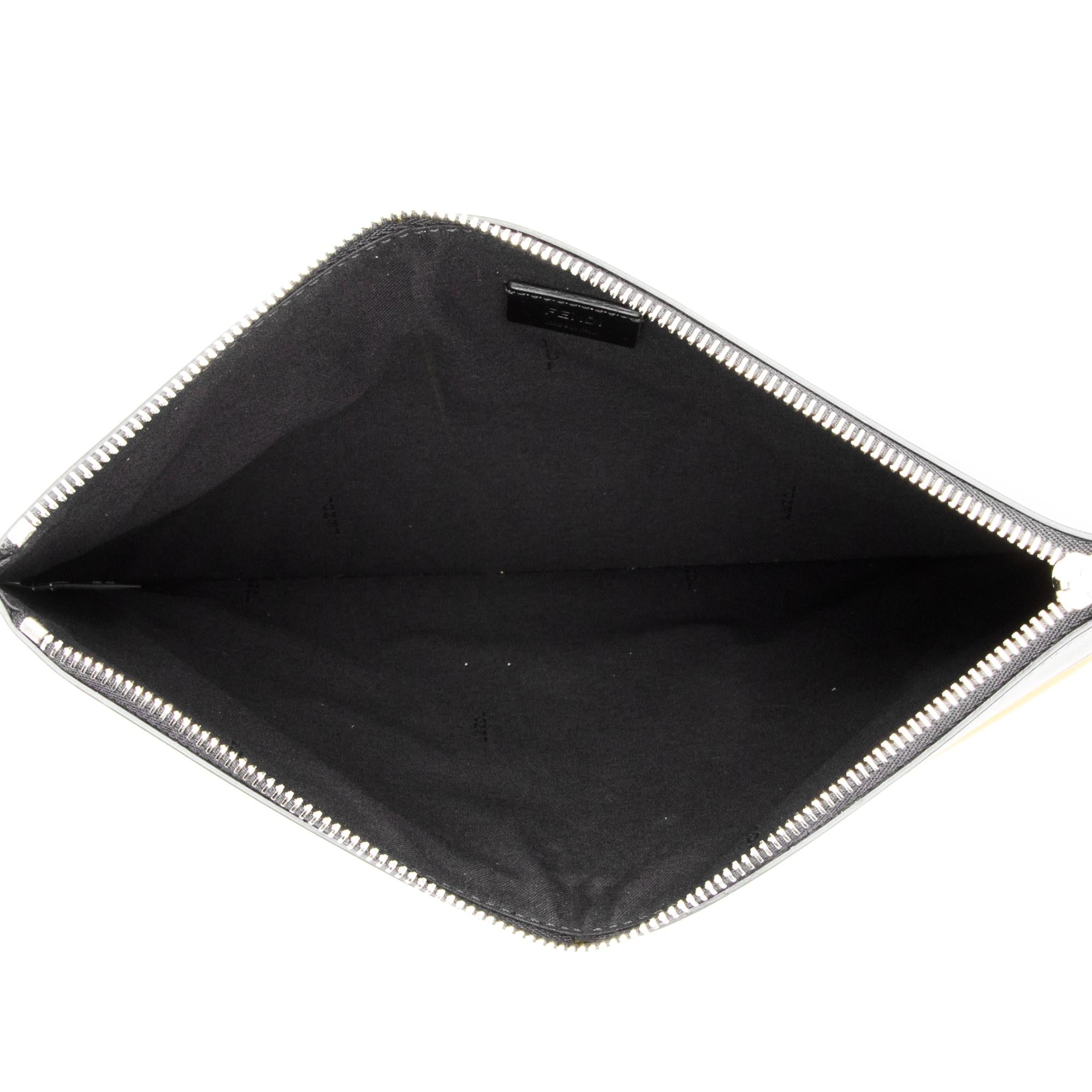 Fendi Calfskin Love Vocabulary Pouch (SHF-23921)